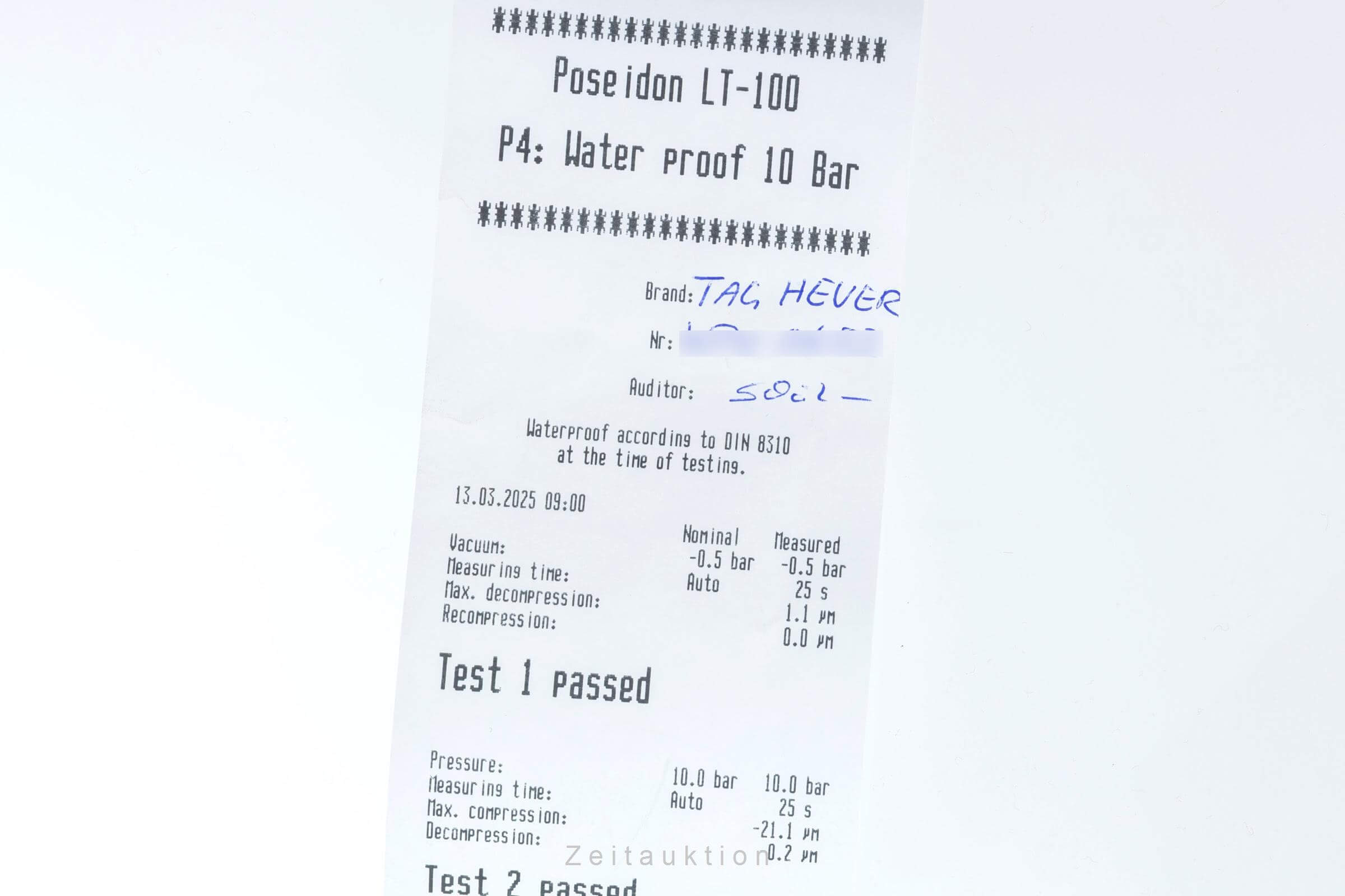 Tag Heuer Aquaracer steel quartz men's watch WAY131K.BA0748 LP: 2150EUR  [2501442]