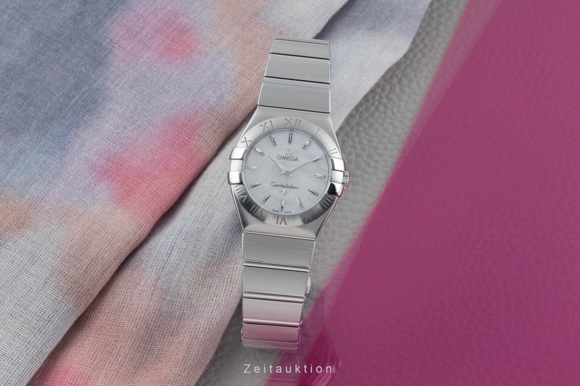 Omega Constellation acero cuarzo reloj para damas  123.10.27.60.05.001 LP: 3700EUR  [2501444]