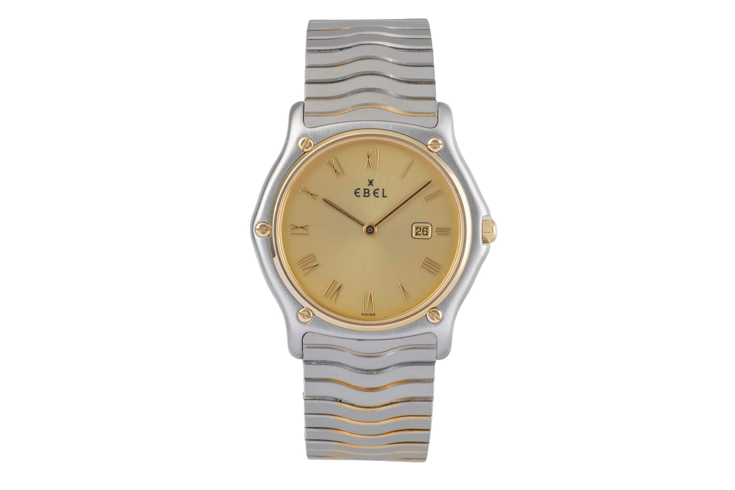 Ebel Classic Wave acero / oro cuarzo reloj para caballeros 184903  [2501445]
