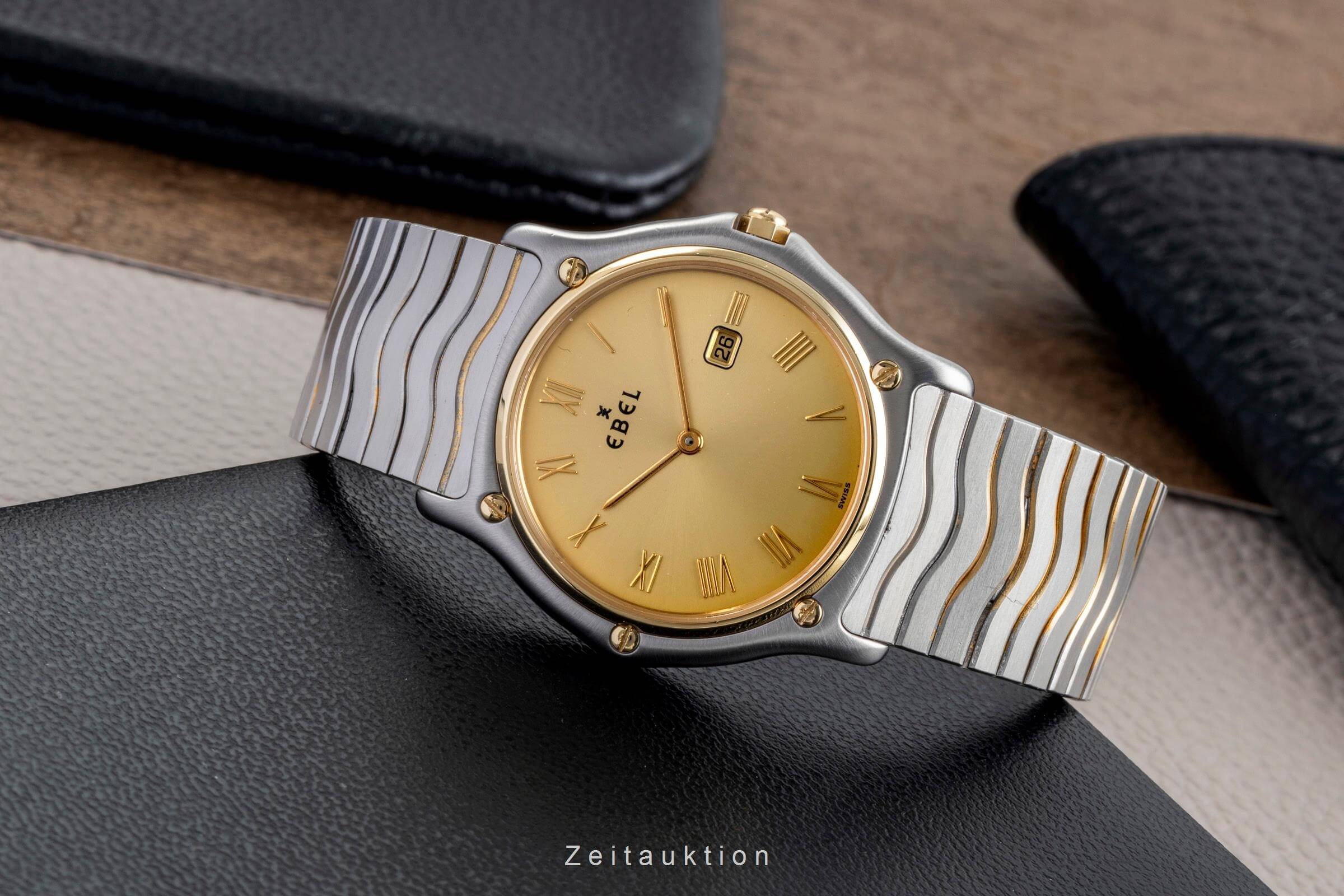 どんEBEL Classic wave エベル クオーツメンズ 腕時計 Ebel Classic Wave steel / gold quartz Kal. 84 Ref. 184903 | 2501445