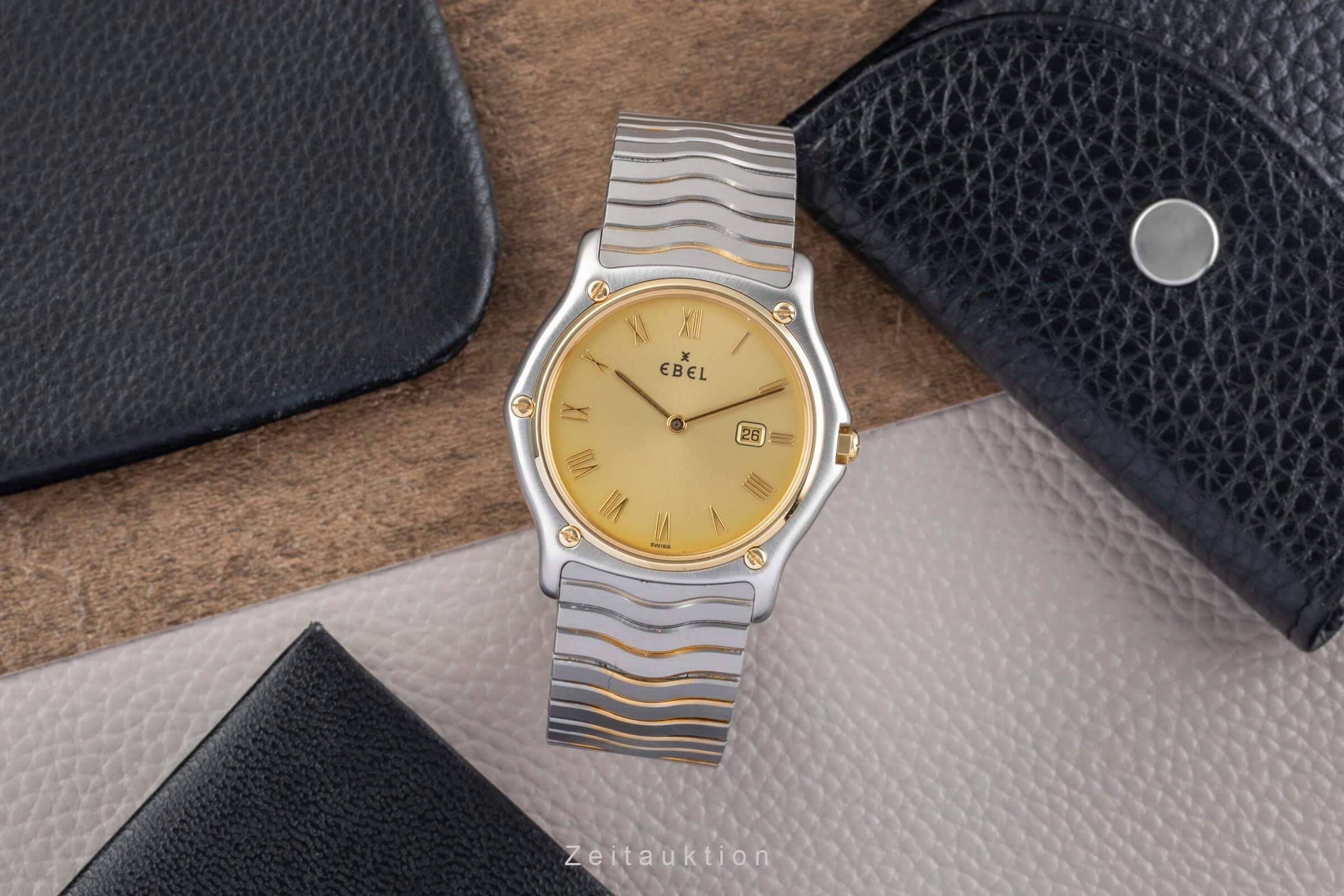 Ebel Classic Wave acero / oro cuarzo reloj para caballeros 184903  [2501445]