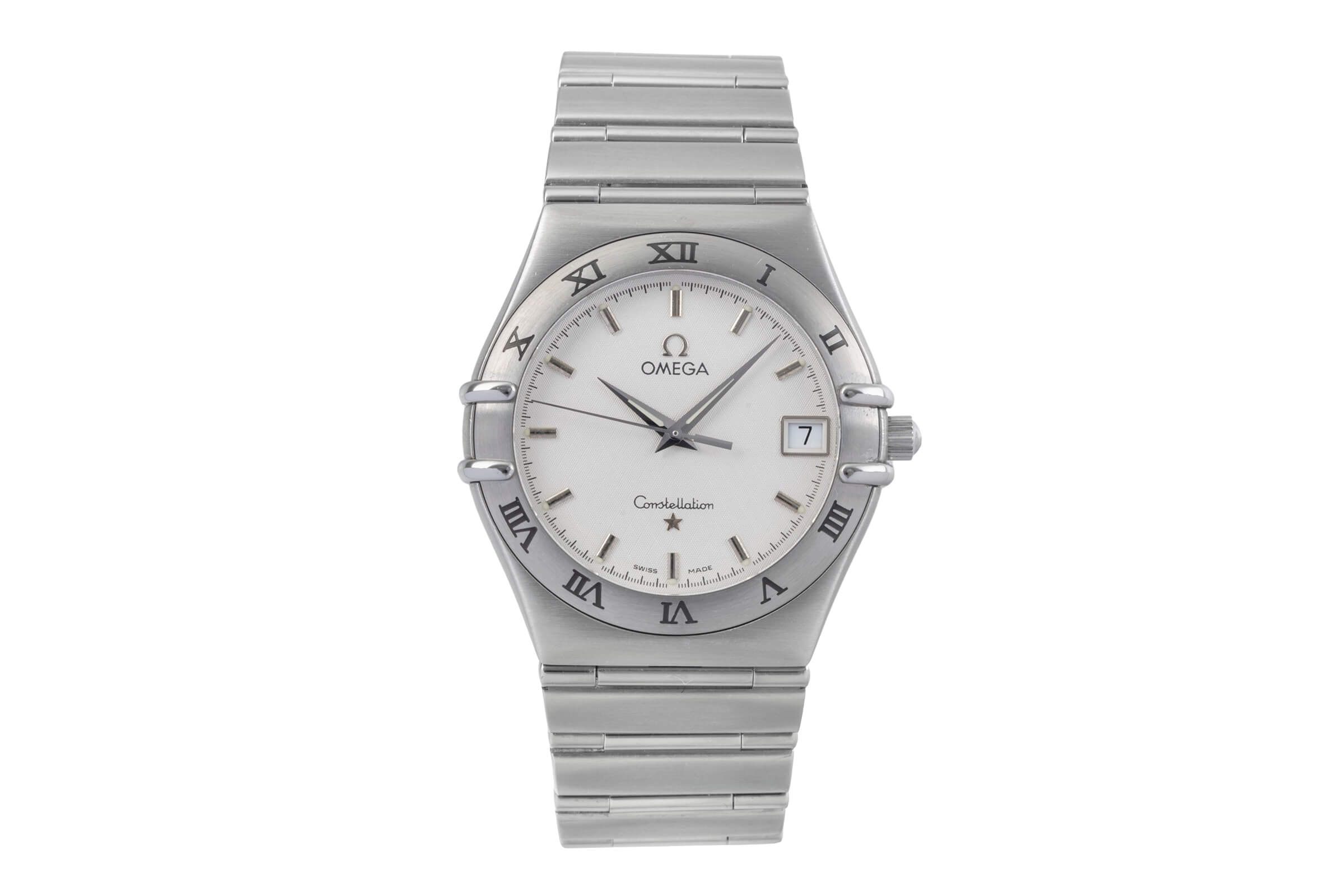 Omega Constellation steel quartz men's watch 1512.30.00  [2501446]
