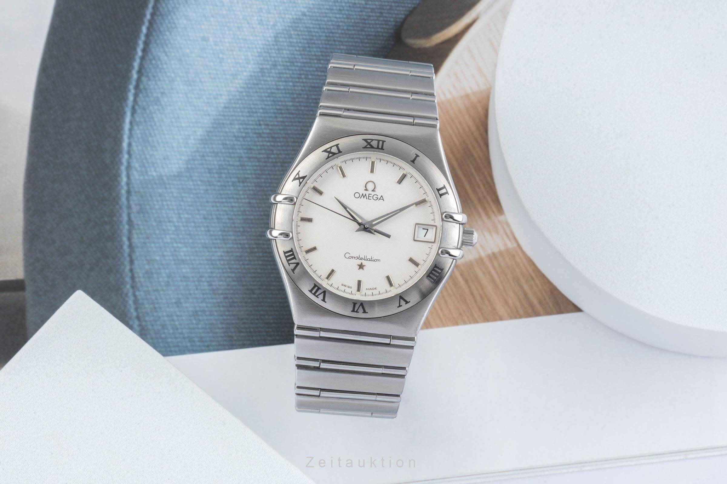 Omega Constellation steel quartz men's watch 1512.30.00  [2501446]