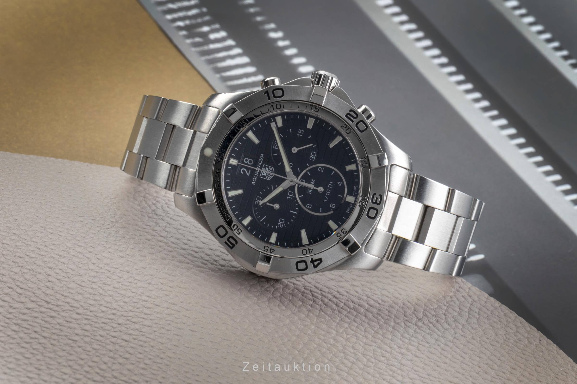 Tag Heuer Aquaracer cronografo acciaio quarzo orologio da uomo CAF101E  [2501449]