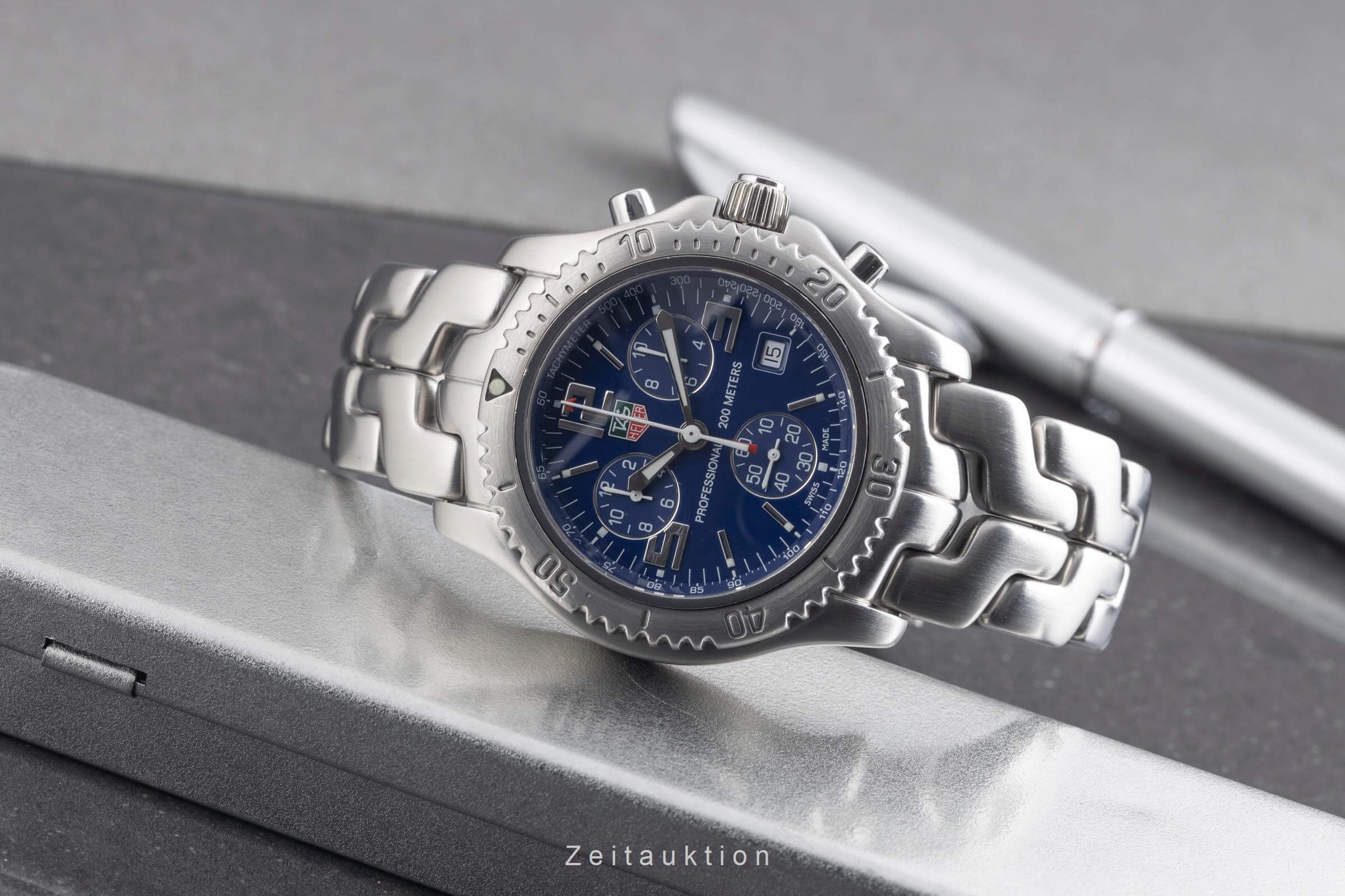Tag Heuer Professional Chronograph Stahl Quarz Herrenuhr Ref. CT1110  [2501450]