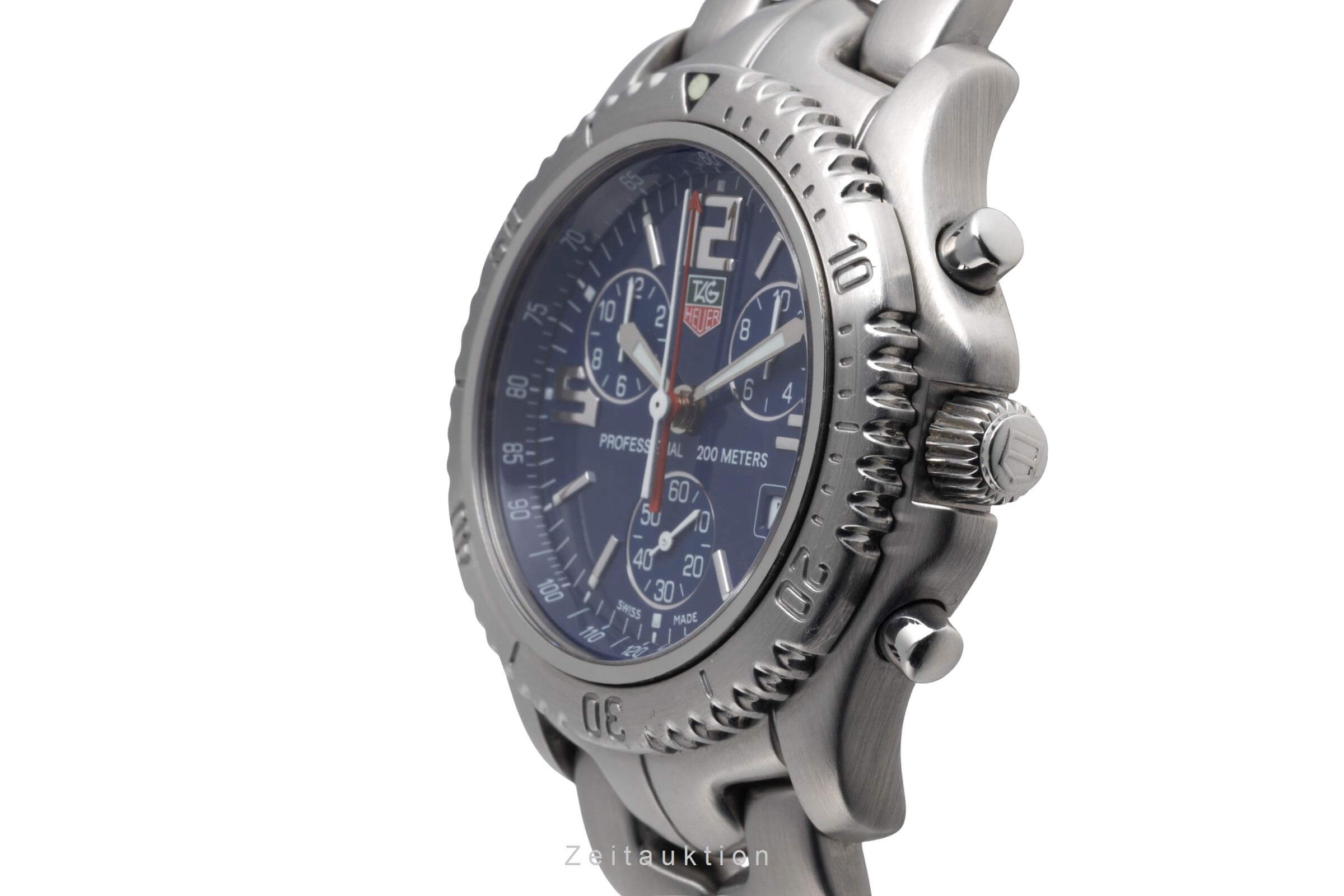 Tag Heuer Professional Chronograph Stahl Quarz Herrenuhr Ref. CT1110  [2501450]