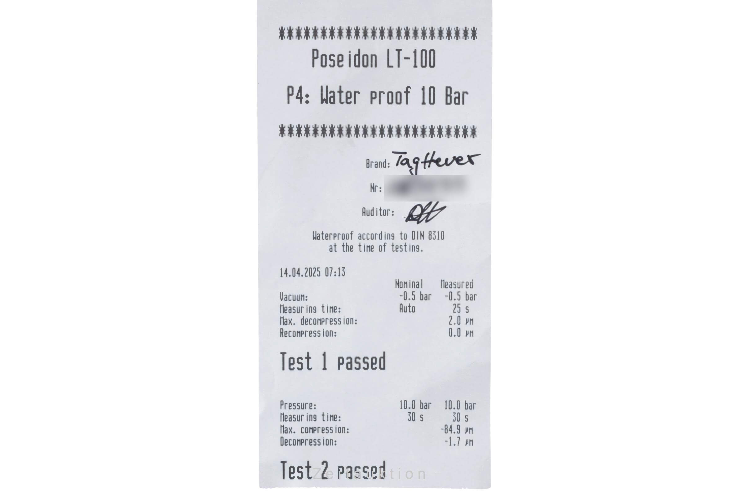 Tag Heuer Professional Chronograph Stahl Quarz Herrenuhr Ref. CT1110  [2501450]