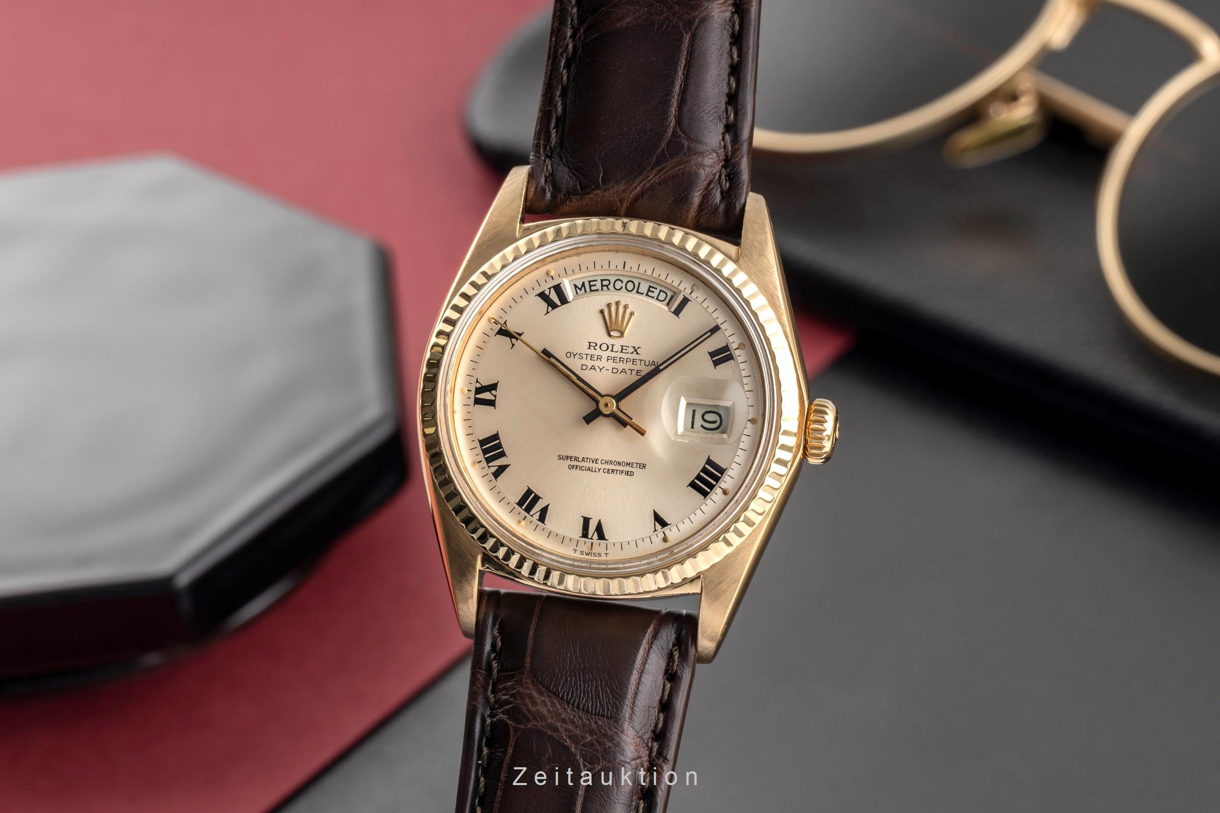 Rolex Day-Date 18k (0,750)  Automatik Herrenuhr Ref.1803 Vintage Klassiker [2501455]