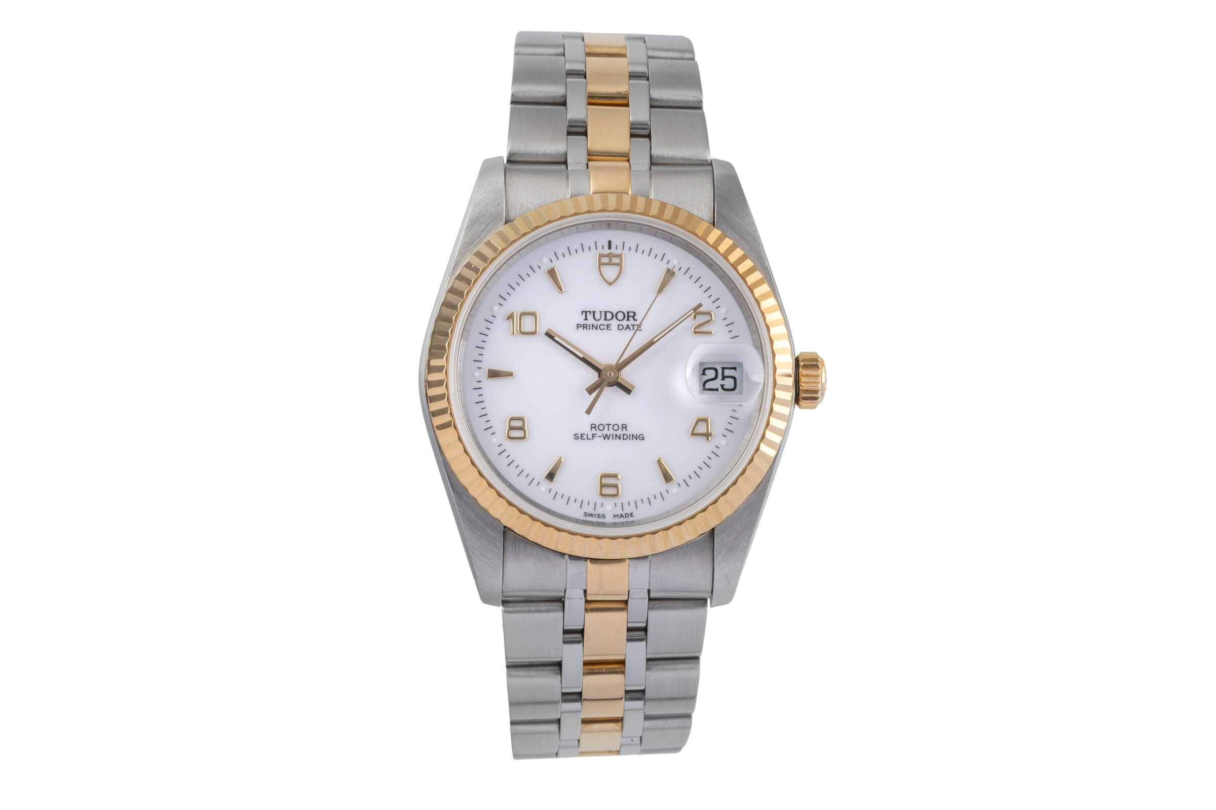 Tudor Prince Date acier / or  automatique montre pour hommes 74033  [2501457]