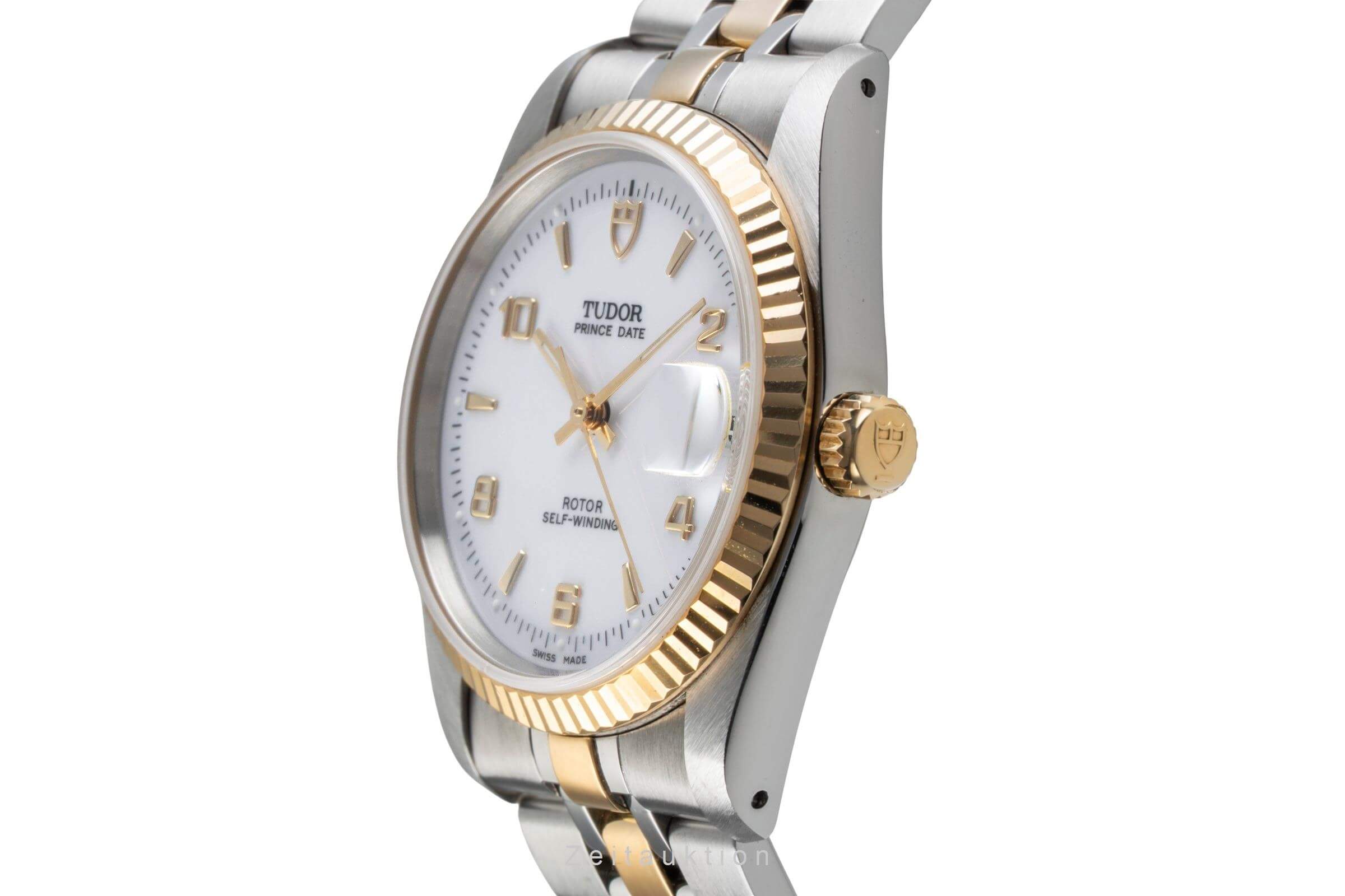 Tudor Prince Date acier / or  automatique montre pour hommes 74033  [2501457]