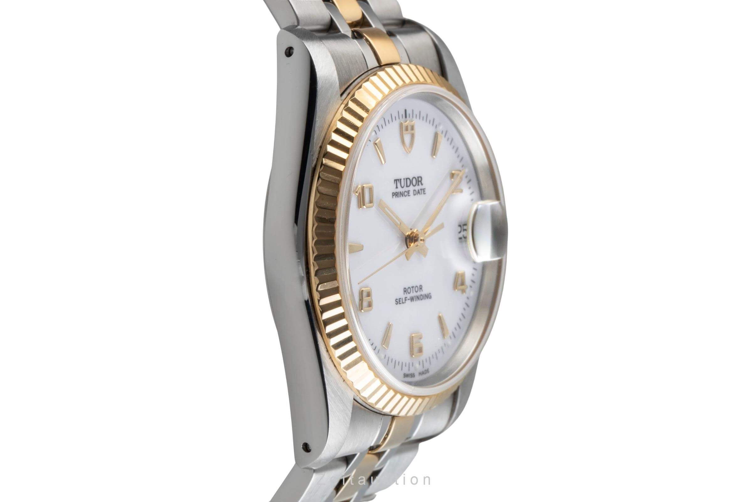 Tudor Prince Date acier / or  automatique montre pour hommes 74033  [2501457]