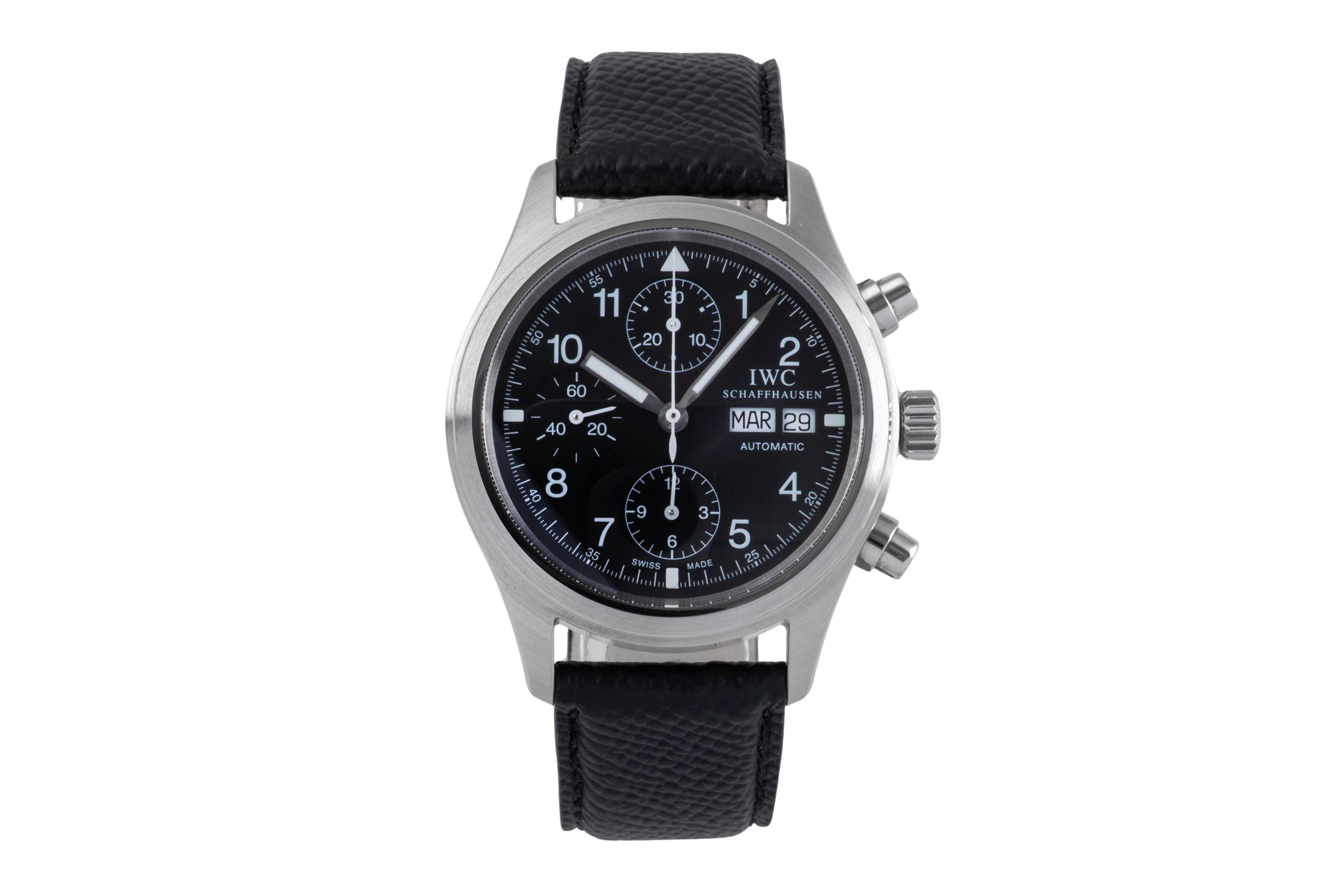 IWC Fliegerchronograph cronografo acciaio automatismo orologio da uomo IW370602 LP: 8300EUR  [2501458]