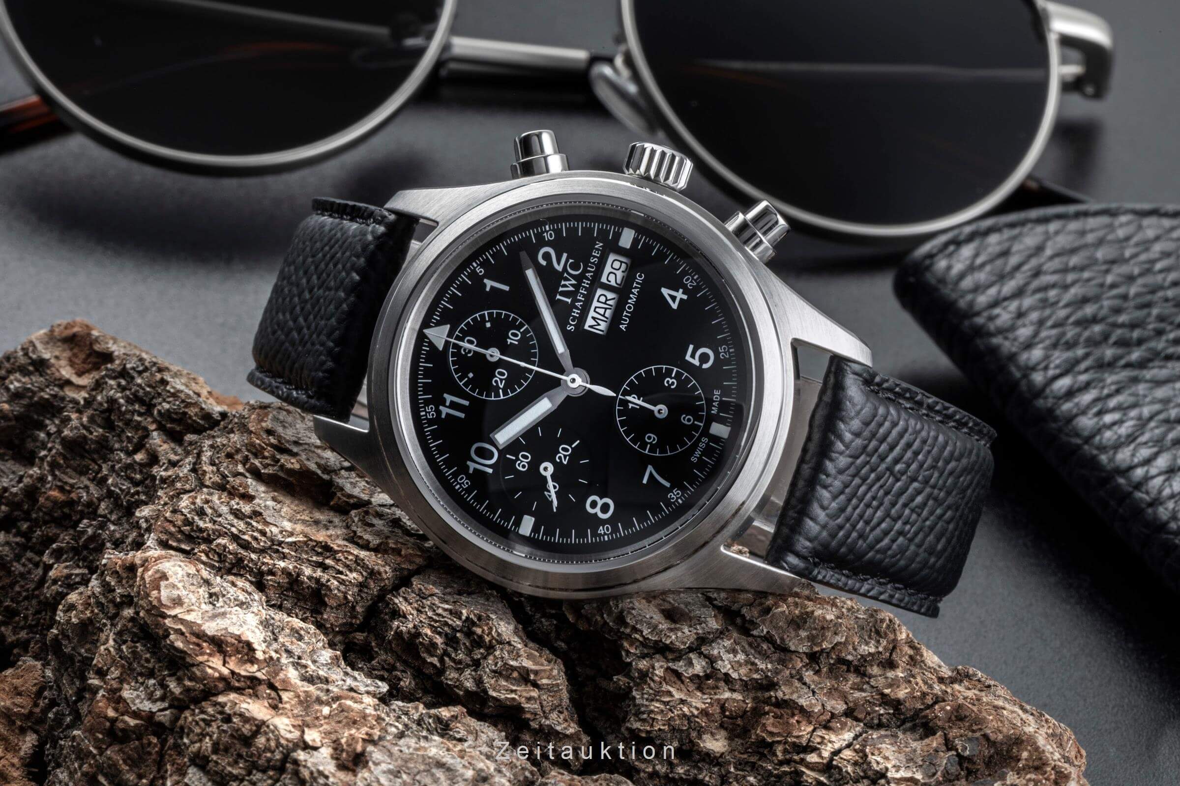 IWC Fliegerchronograph Chronograph Stahl Automatik Herrenuhr Ref. IW370602  [2501458]
