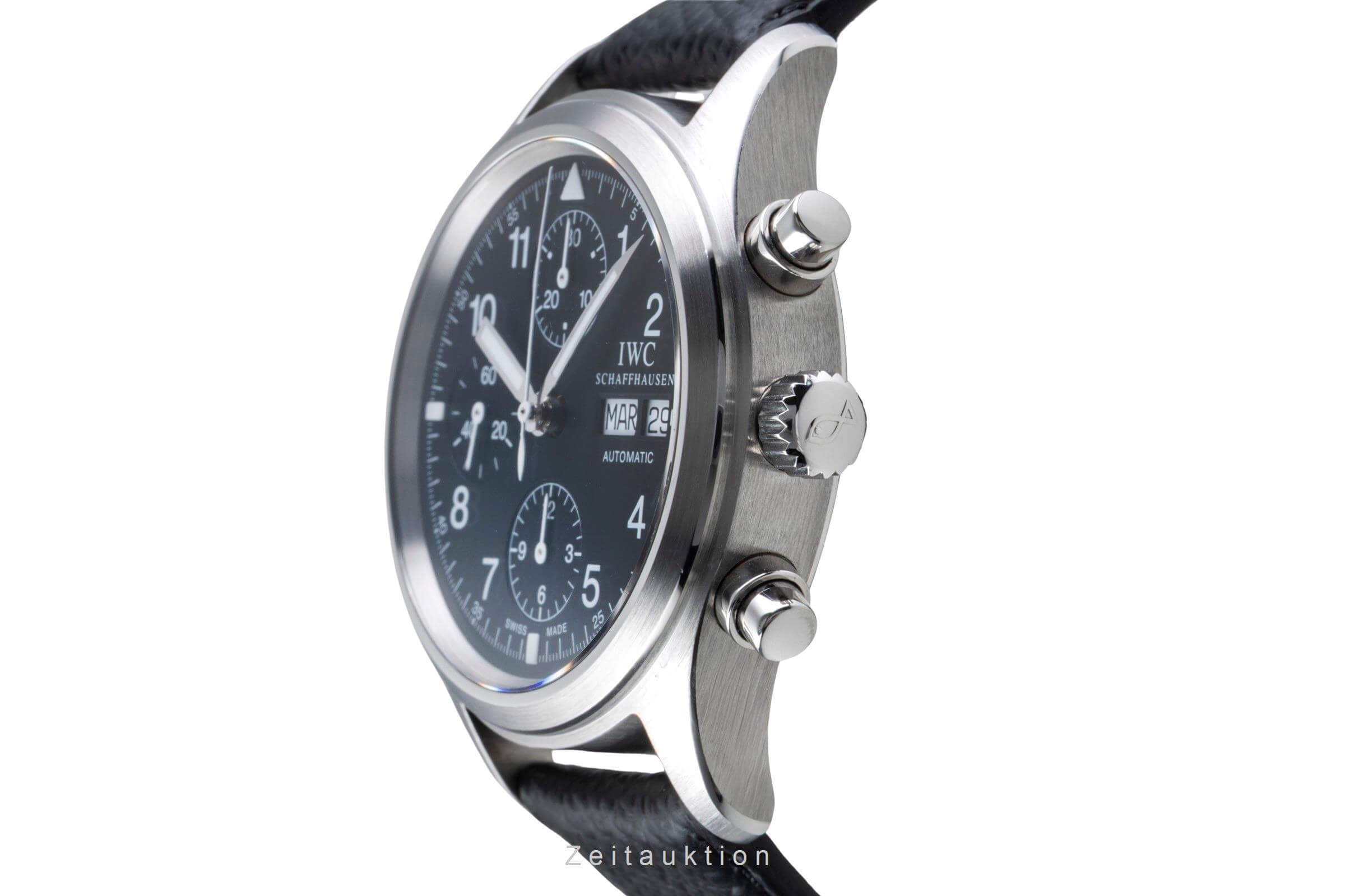 IWC Fliegerchronograph Chronograph Stahl Automatik Herrenuhr Ref. IW370602  [2501458]