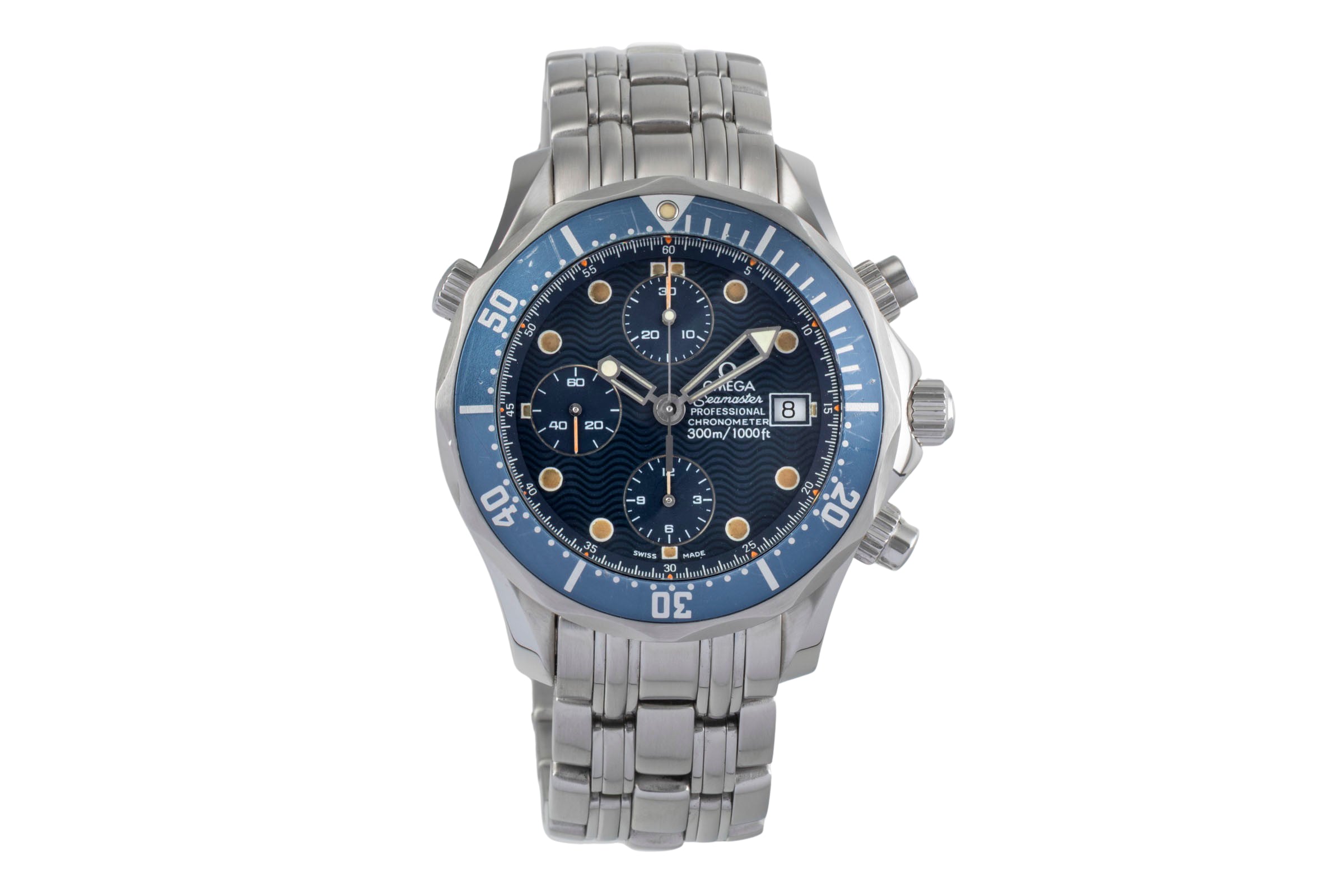 Omega Seamaster chronograph steel automatic men's watch 2599.80.00  [2501460]