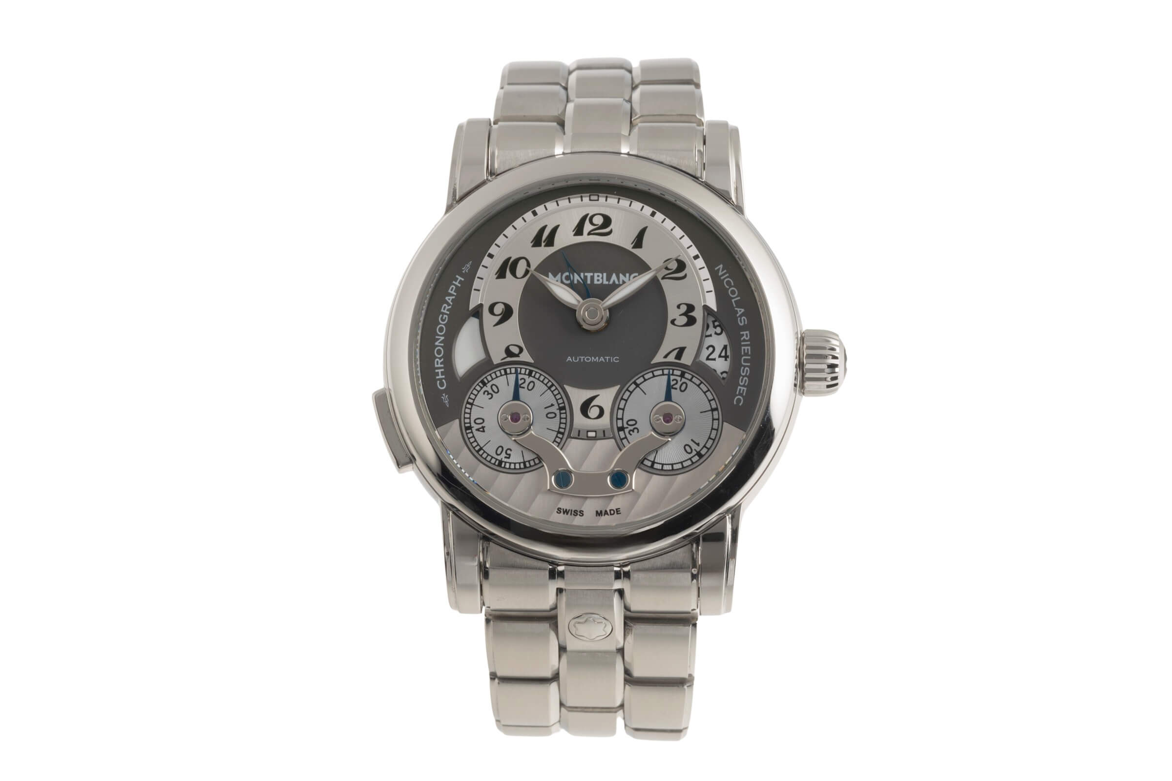 Montblanc Nicolas Rieussec chronograph steel automatic Kal. MB
