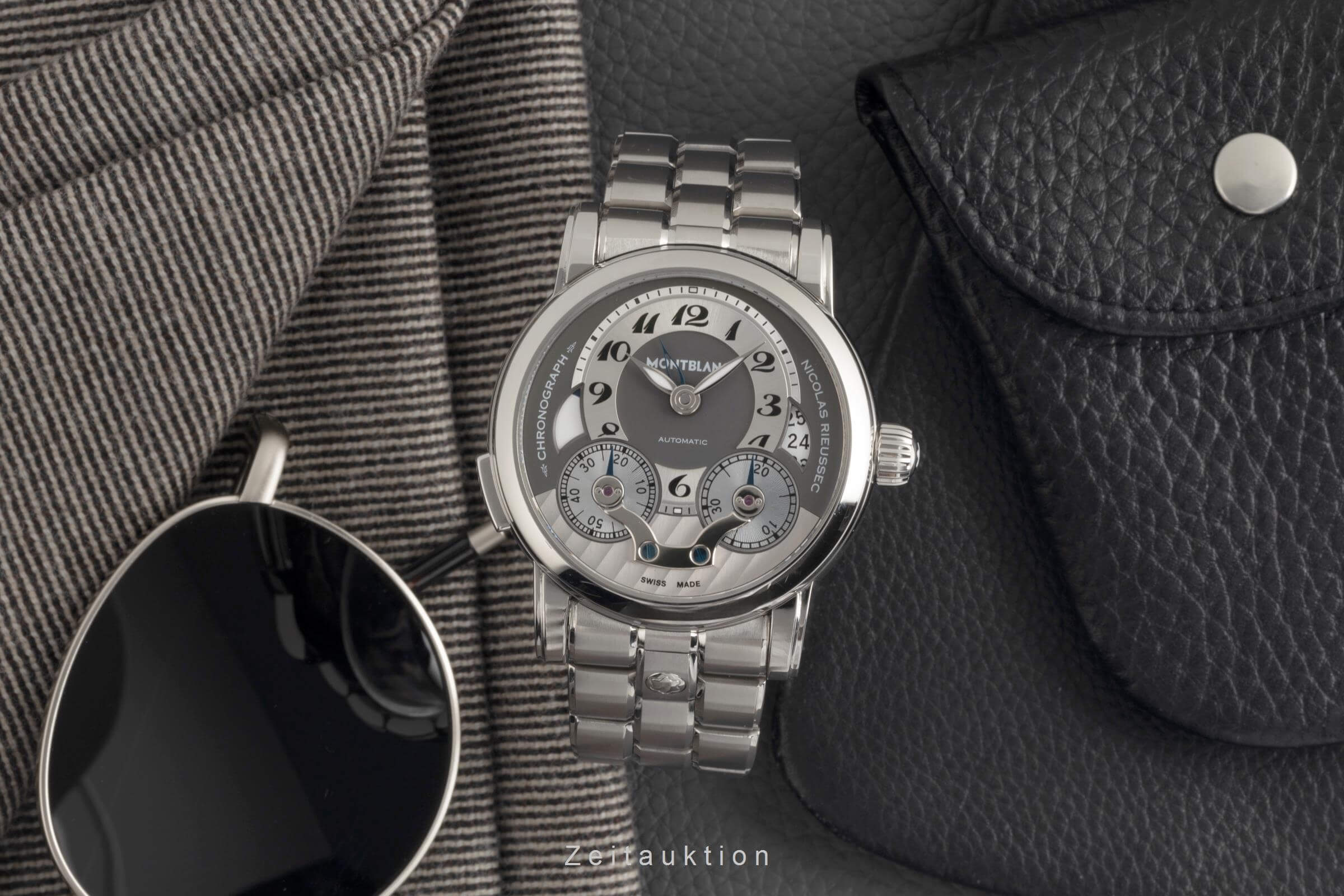 Montblanc Nicolas Rieussec chronograph steel automatic Kal. MB