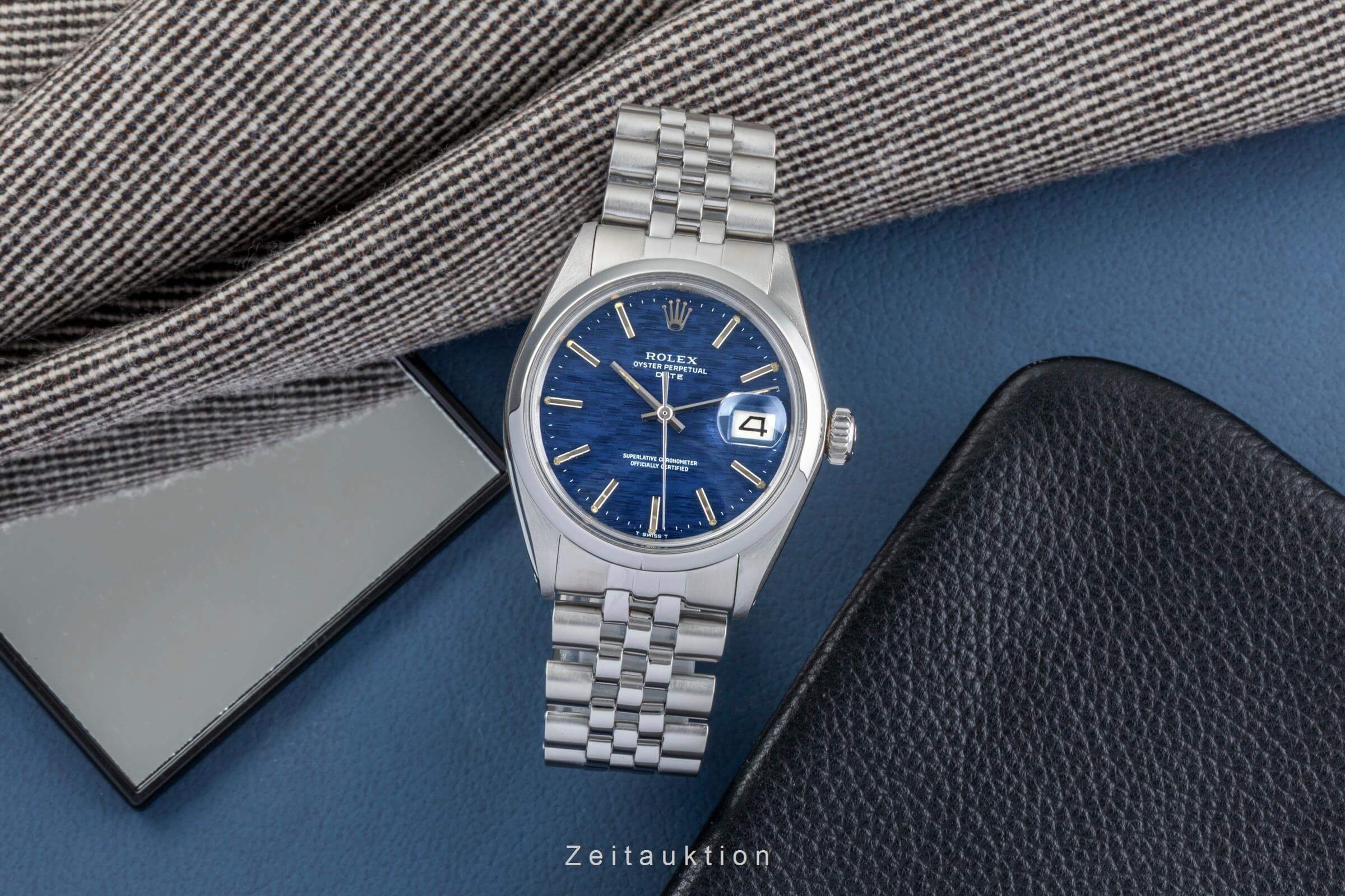 Rolex Date acciaio automatismo orologio da uomo 1500 Vintage  [2501470]