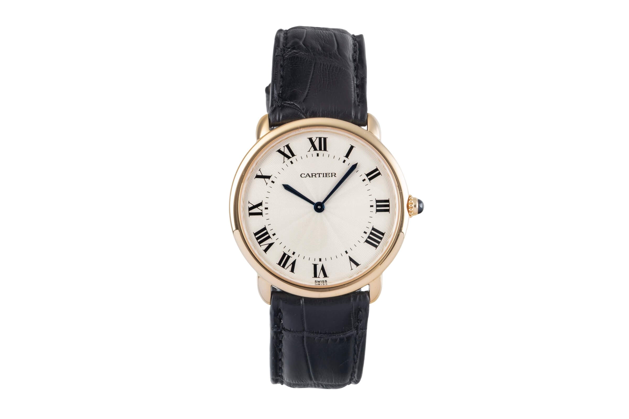 Cartier Ronde Louis oro 18 ct carica manuale orologio da donna W1508956  [2501471]