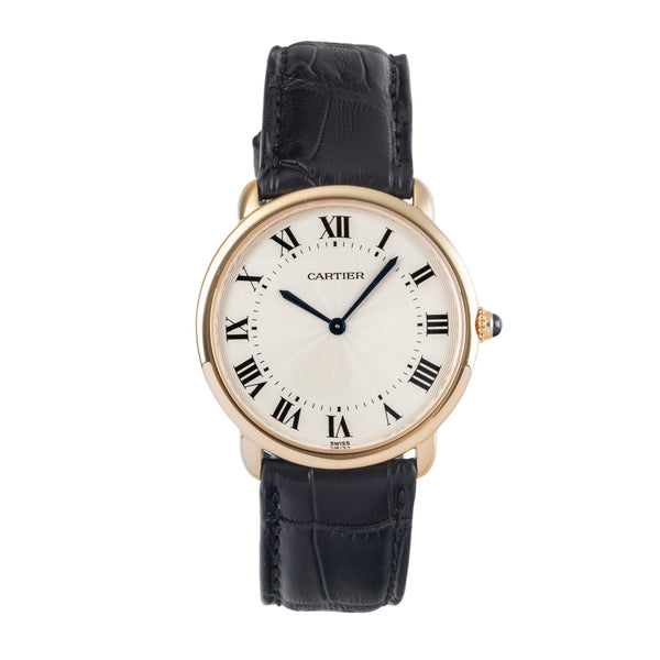 Cartier Ronde Louis oro 18 ct carica manuale orologio da donna W1508956  [2501471]