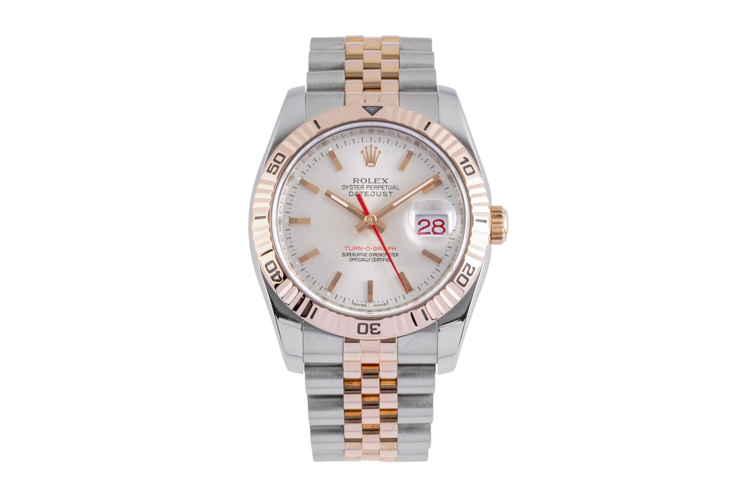 Rolex Datejust Turn-O-Graph acciaio / oro automatismo orologio da uomo 116261  [2501476]