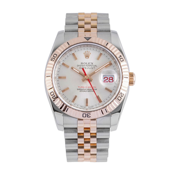 Rolex Datejust Turn-O-Graph acciaio / oro automatismo orologio da uomo 116261  [2501476]