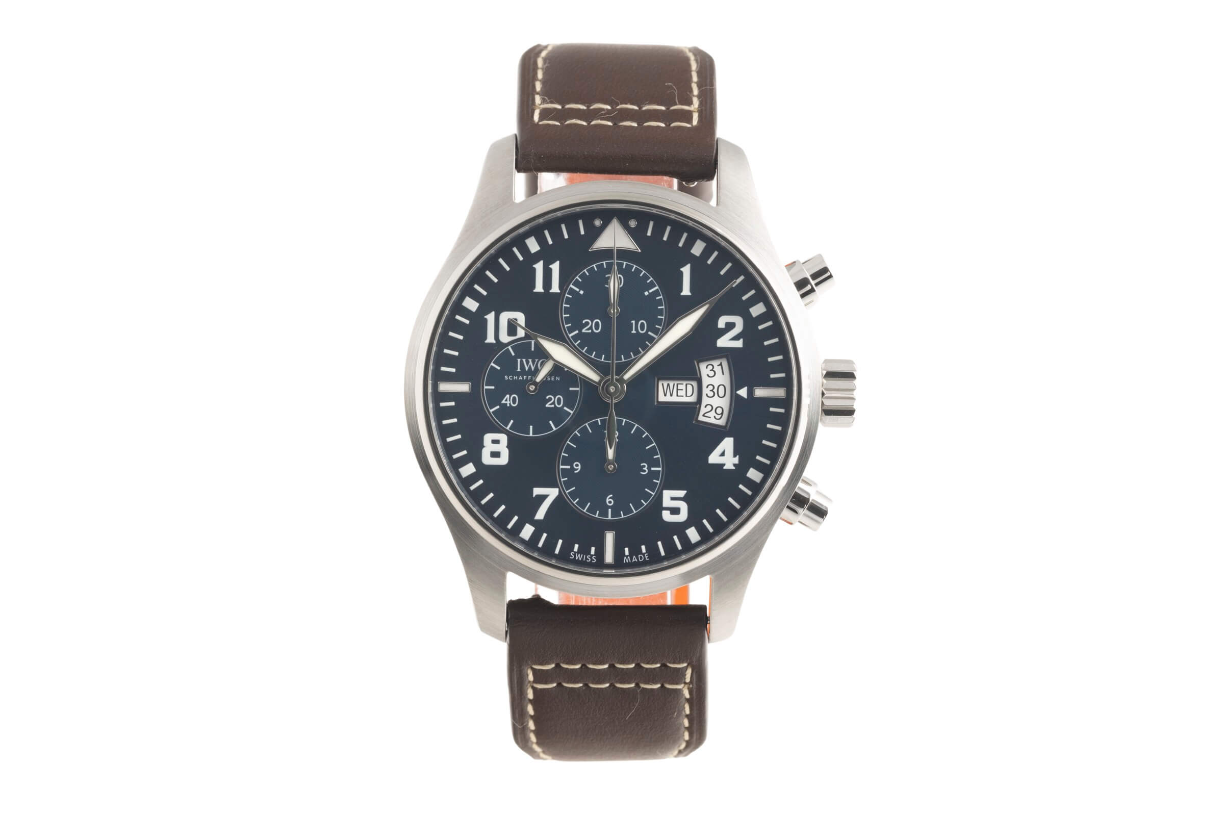 IWC Fliegerchronograph cronógrafo acero automático reloj para caballeros IW377706 LP: 8500EUR  [2501481]