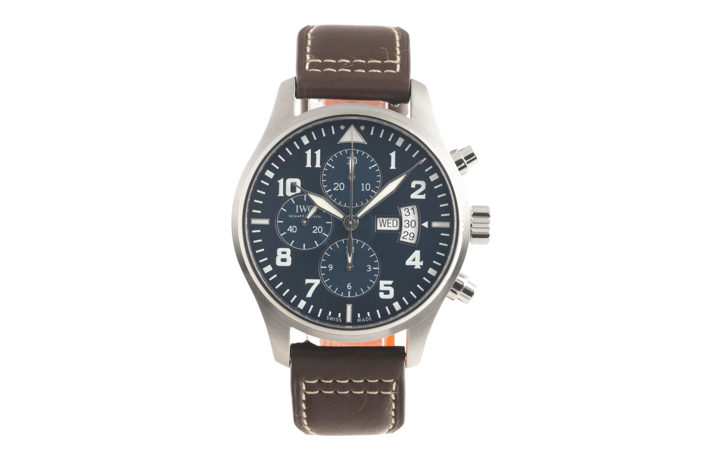 IWC Fliegerchronograph cronografo acciaio automatismo orologio da uomo IW377706 LP: 8500EUR  [2501481]