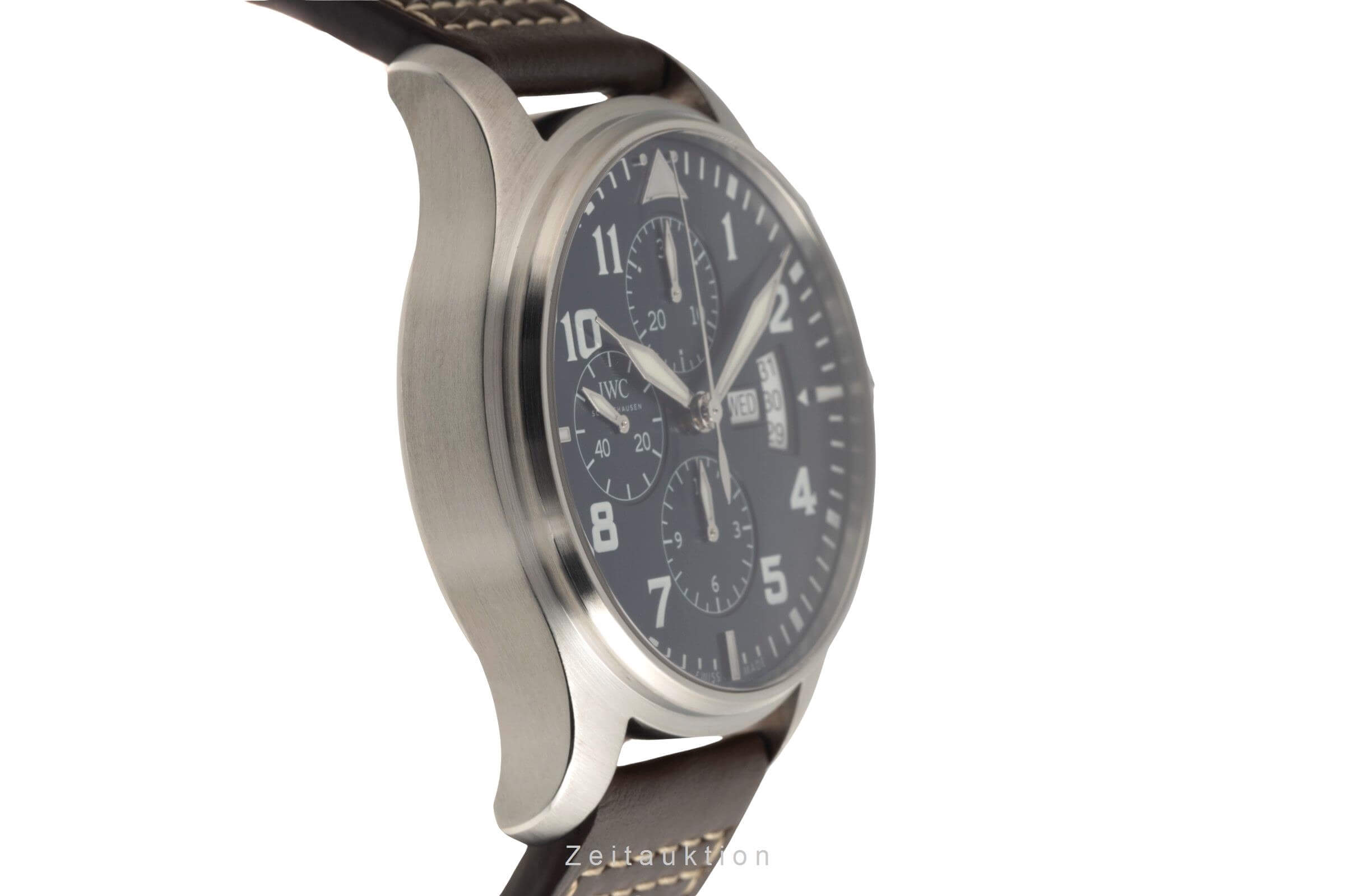 IWC Fliegerchronograph cronógrafo acero automático reloj para caballeros IW377706 LP: 8500EUR  [2501481]