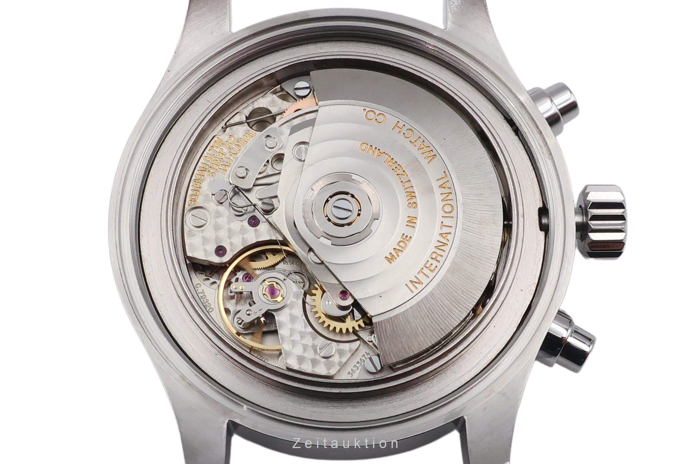 IWC Fliegerchronograph cronógrafo acero automático reloj para caballeros IW377706 LP: 8500EUR  [2501481]