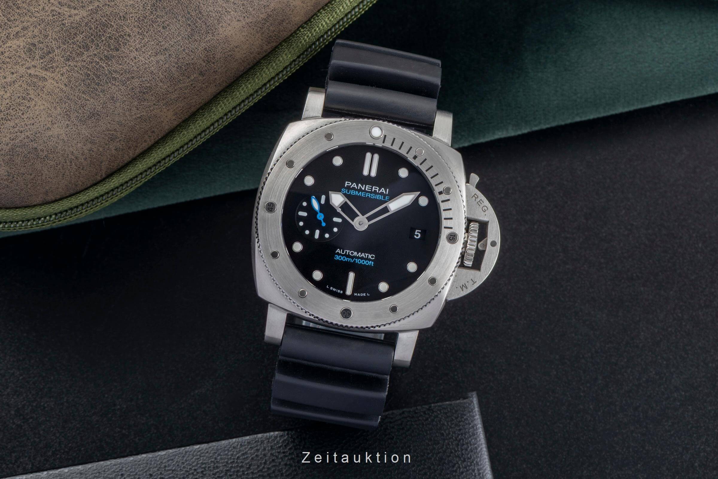 Panerai Submersible acero automático reloj para caballeros PAM00973 LP: 9700EUR Limited  [2501483]