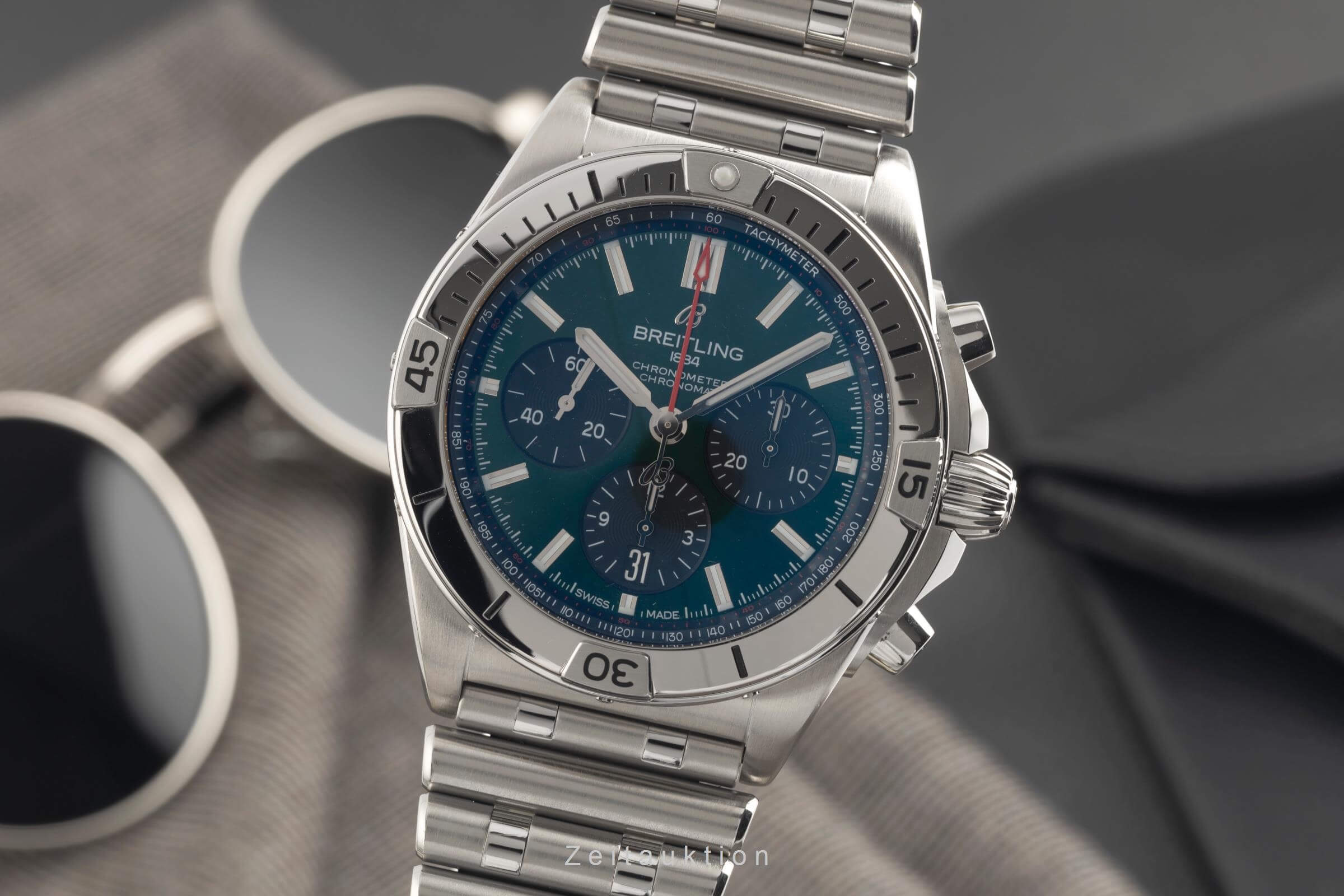 Breitling Chronomat cronografo acciaio automatismo orologio da uomo AB0134101L1A1 LP: 8900EUR  [2501484]