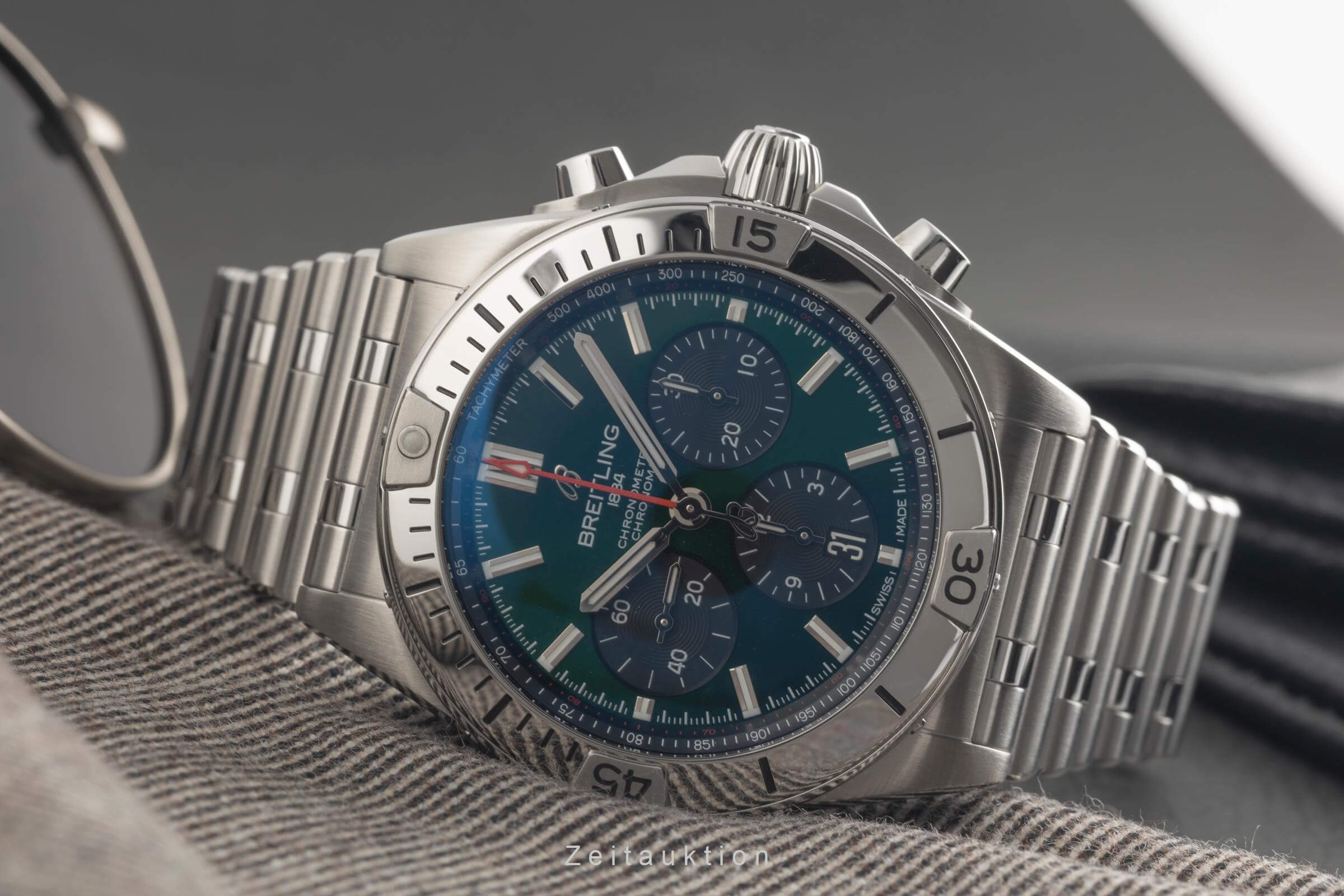 Breitling Chronomat cronografo acciaio automatismo orologio da uomo AB0134101L1A1 LP: 8900EUR  [2501484]
