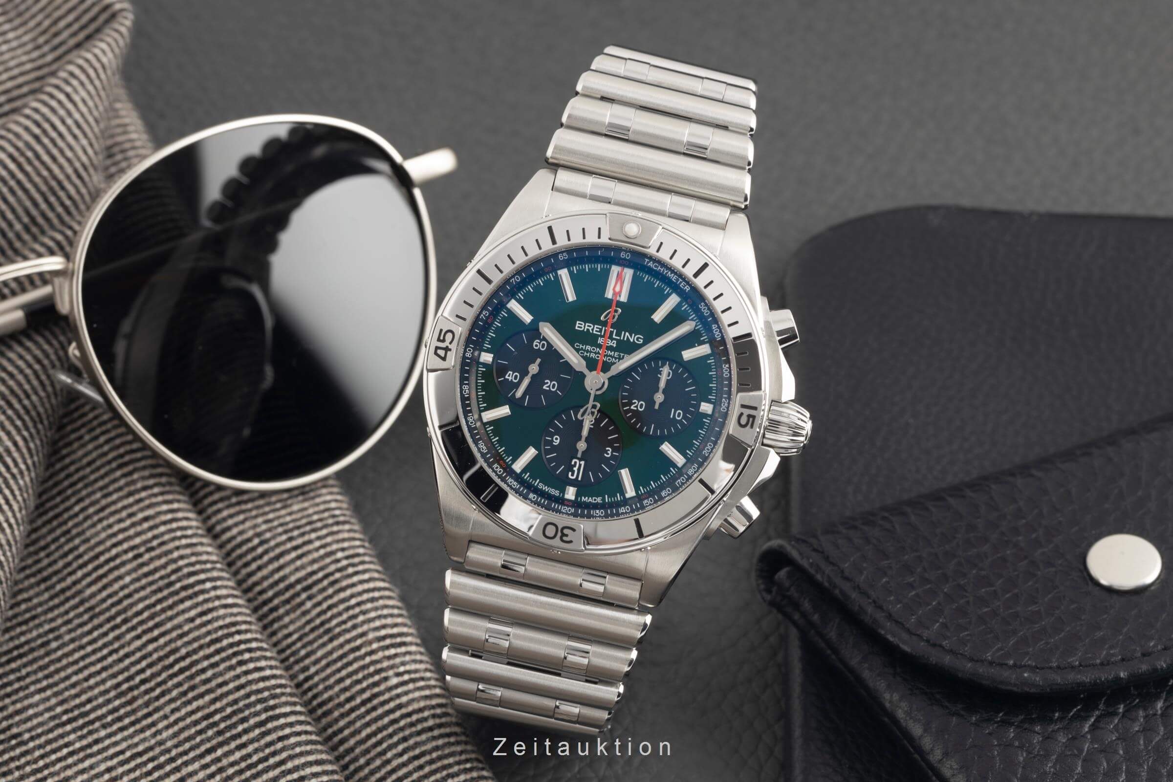 Breitling Chronomat cronografo acciaio automatismo orologio da uomo AB0134101L1A1 LP: 8900EUR  [2501484]