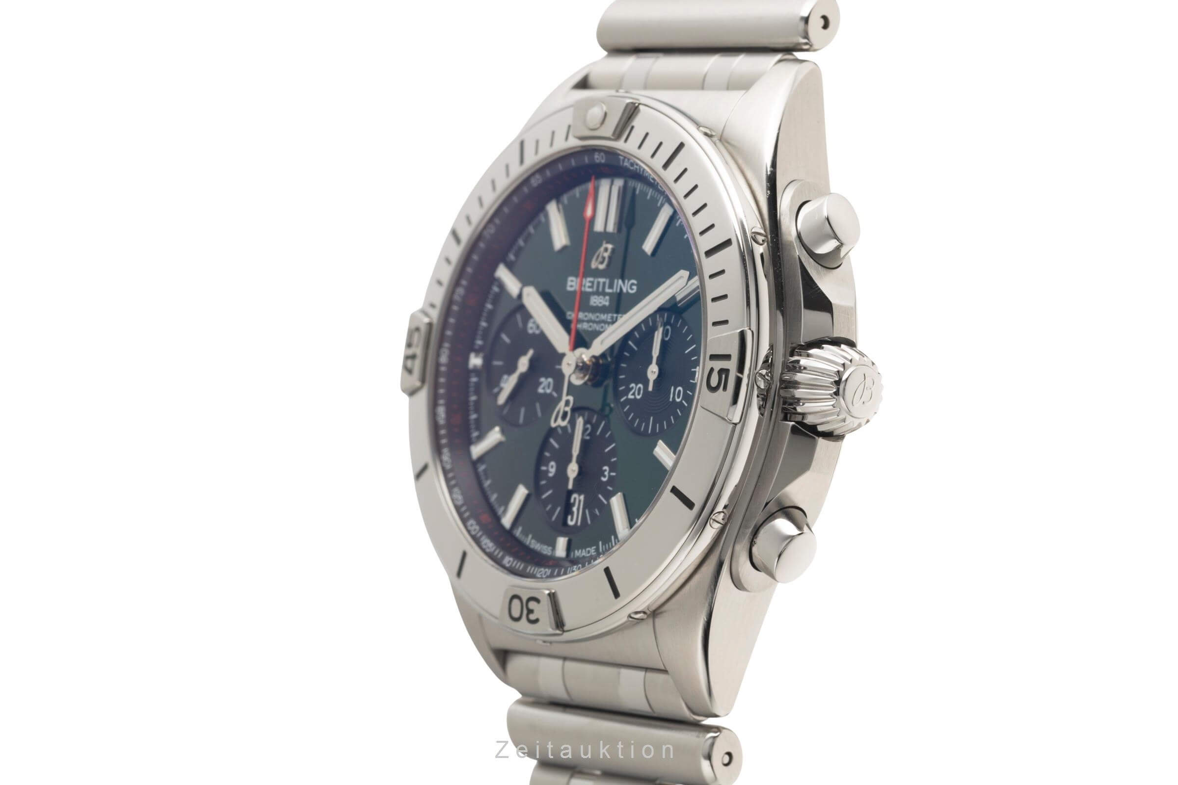 Breitling Chronomat cronografo acciaio automatismo orologio da uomo AB0134101L1A1 LP: 8900EUR  [2501484]