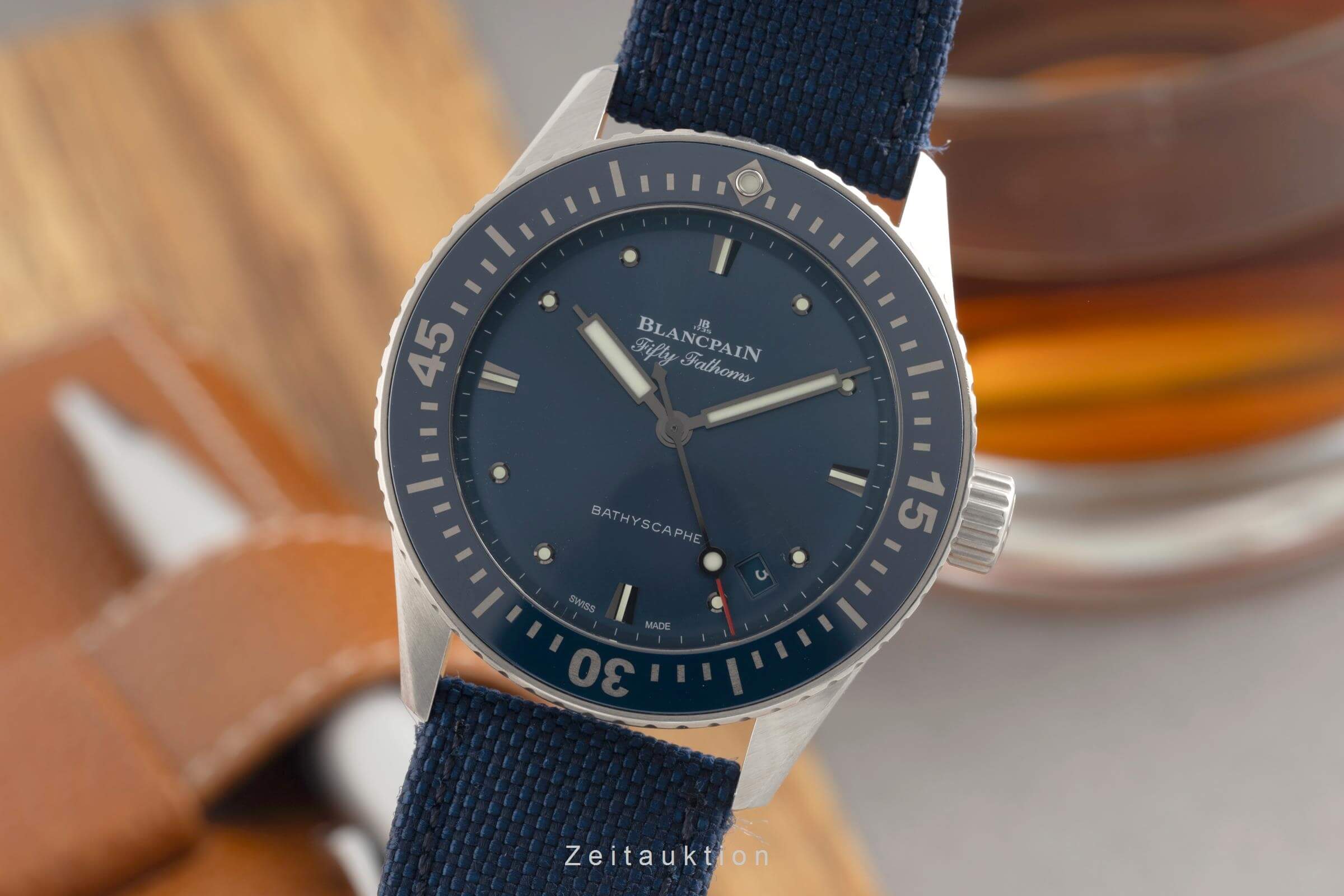 Blancpain Fifty Fathoms steel automatic 1150 5100-1140