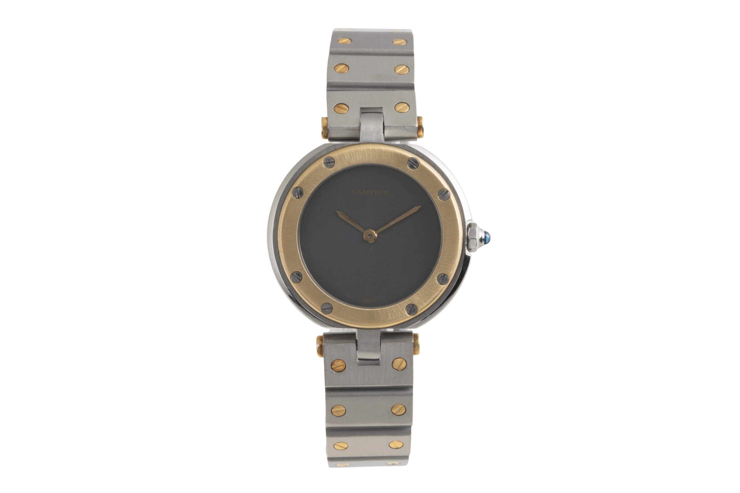 Cartier Santos Ronde acier / or  quartz montre pour femmes 8191  [2501491]