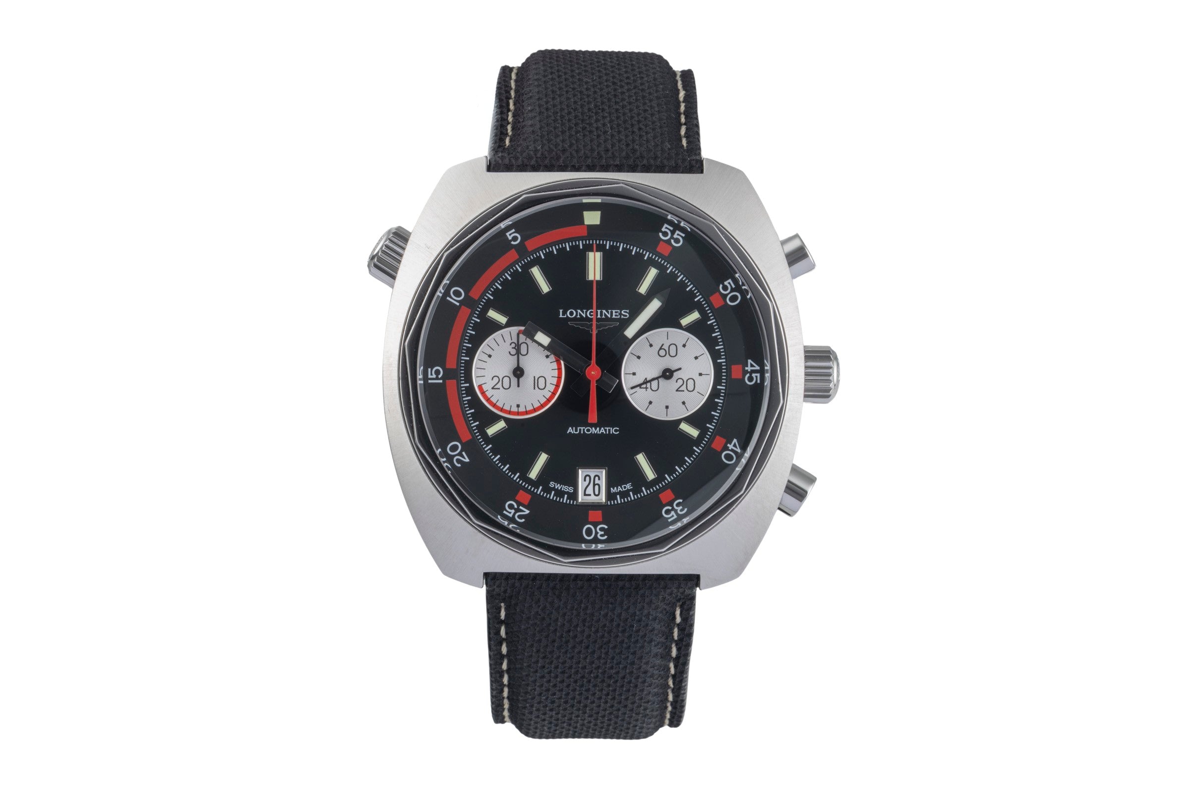 Longines Legend Diver chronograph steel automatic Kal. L 615.2 Ref