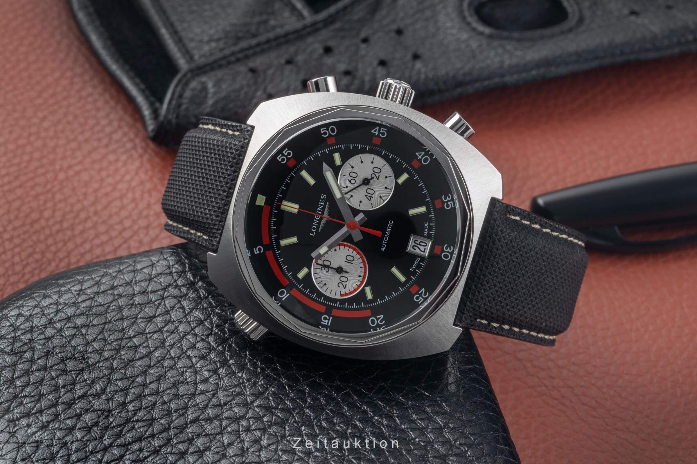 Longines Legend Diver chronograph steel automatic Kal. L 615.2 Ref