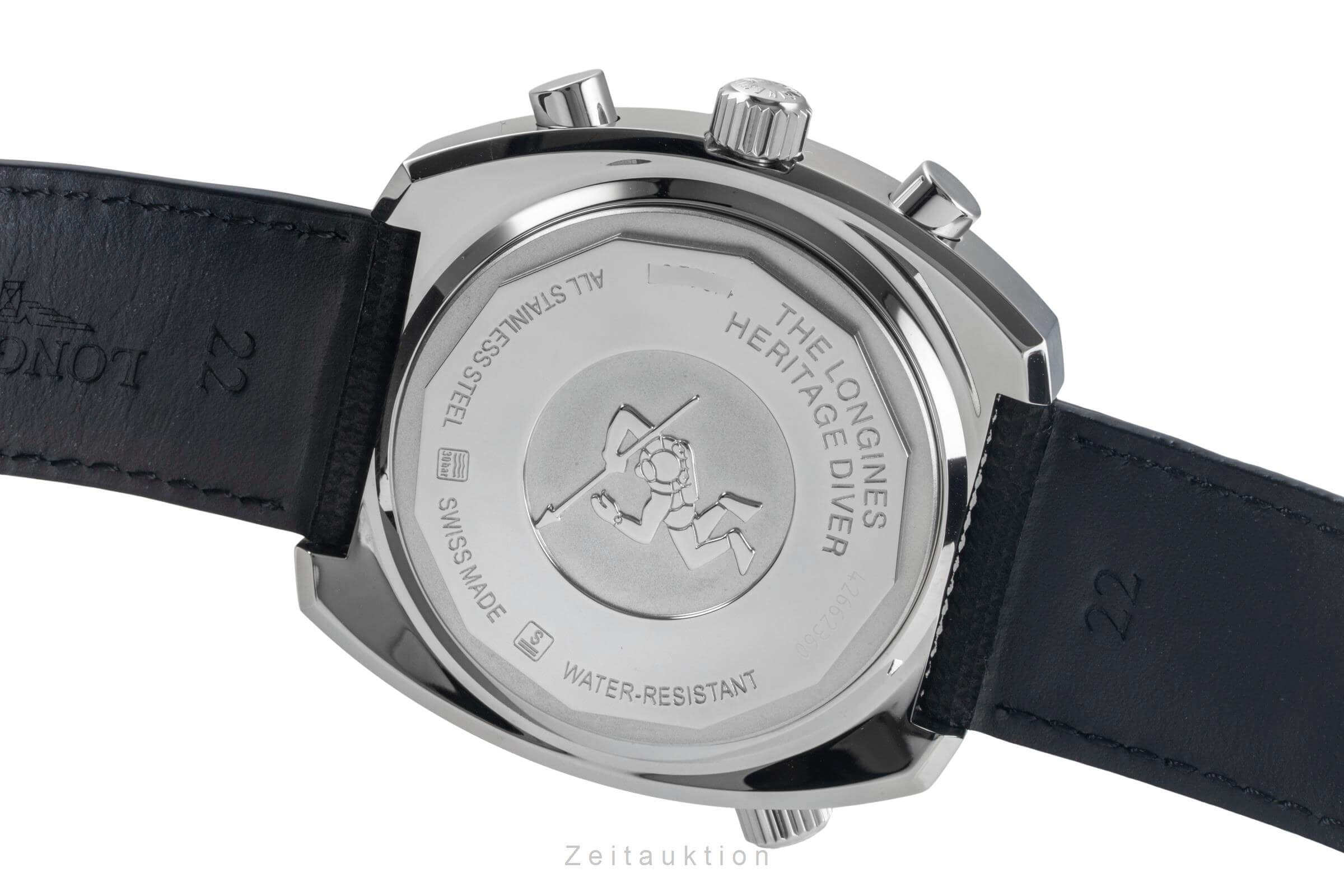 Longines Legend Diver chronograph steel automatic Kal. L 615.2 Ref