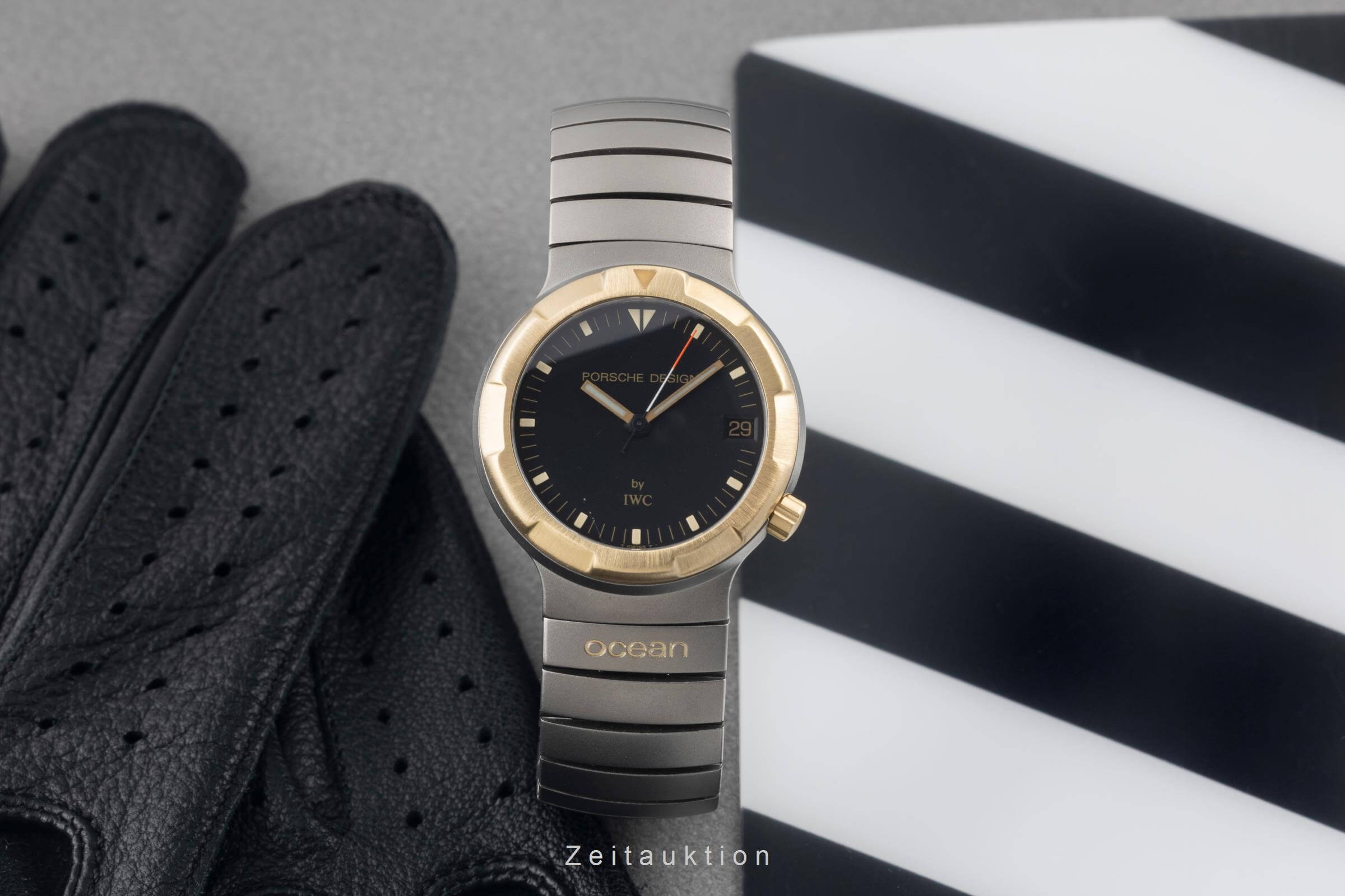 IWC Porsche Design titanio / oro automático reloj para caballeros IW350302  [2501494]