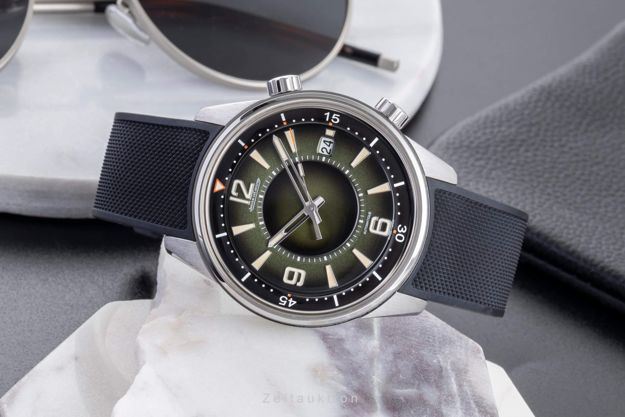 Jaeger-LeCoultre Polaris Date Stahl Automatik Herrenuhr Ref Q906863J B&P 2023 [2501496]