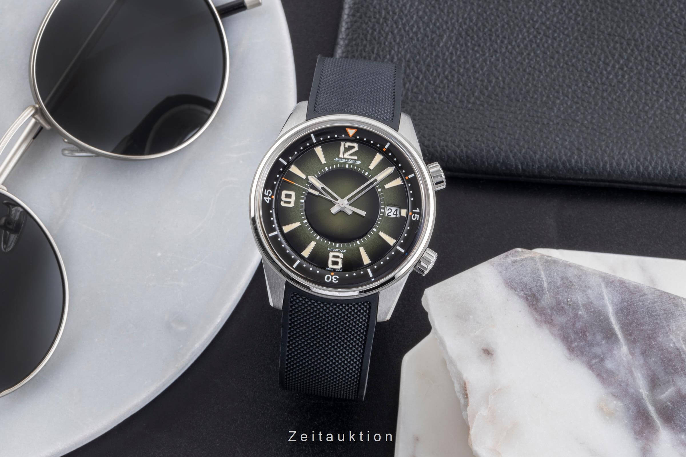 Jaeger-LeCoultre Polaris Date Stahl Automatik Herrenuhr Ref Q906863J B&P 2023 [2501496]