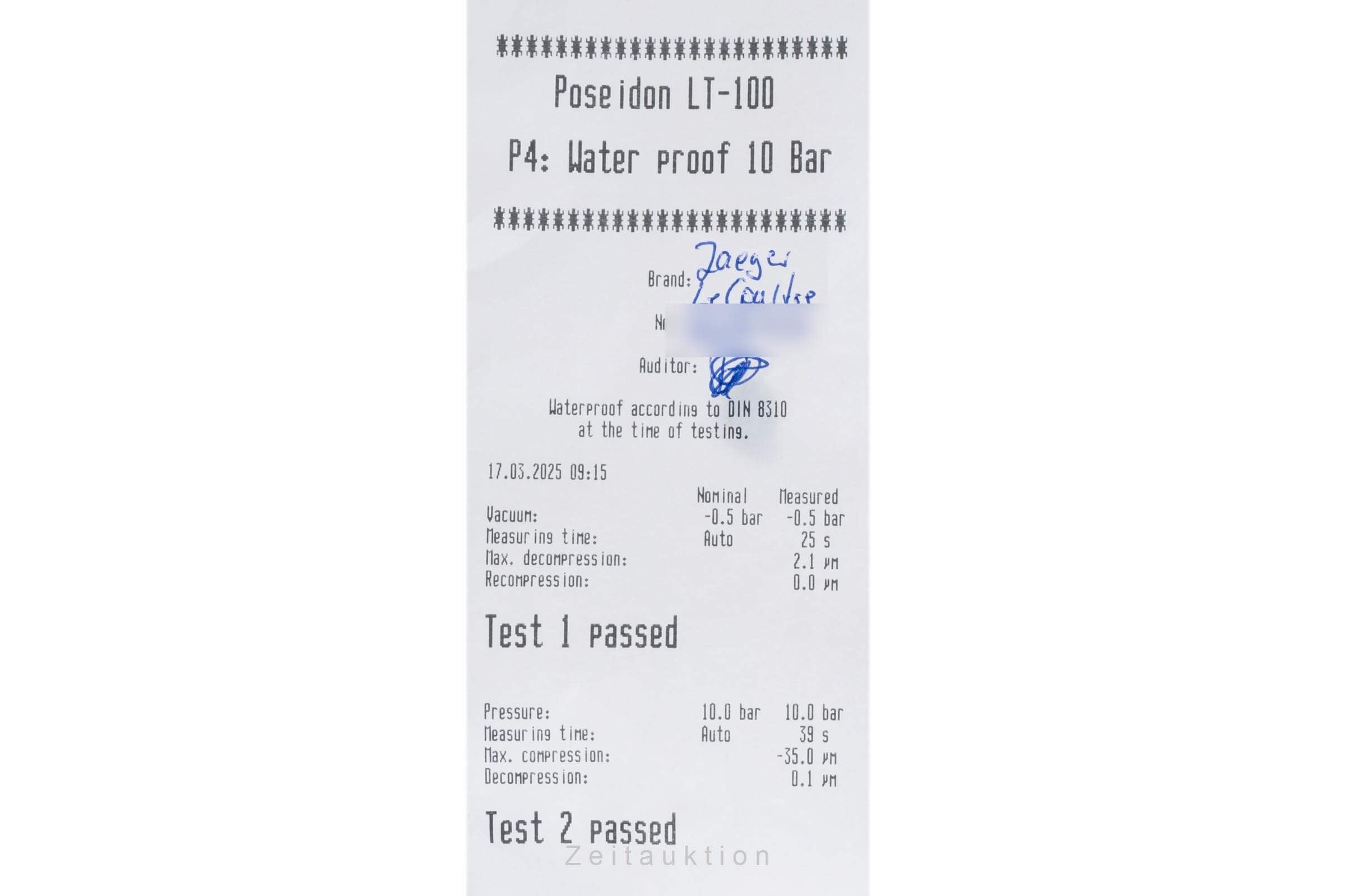 Jaeger-LeCoultre Polaris Date Stahl Automatik Herrenuhr Ref Q906863J B&P 2023 [2501496]