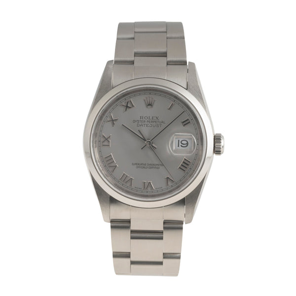 Rolex Datejust acciaio automatismo orologio da uomo 16200  [2501500]