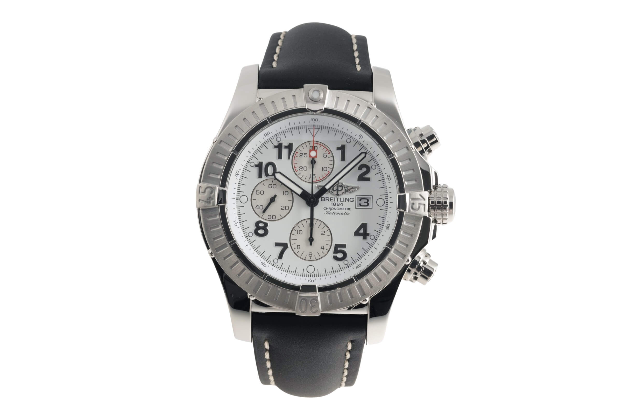 Breitling Super Avenger cronógrafo acero automático reloj para caballeros A1337011/A562 LP: 8950EUR  [2501505]