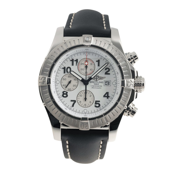 Breitling Super Avenger cronógrafo acero automático reloj para caballeros A1337011/A562 LP: 8950EUR  [2501505]