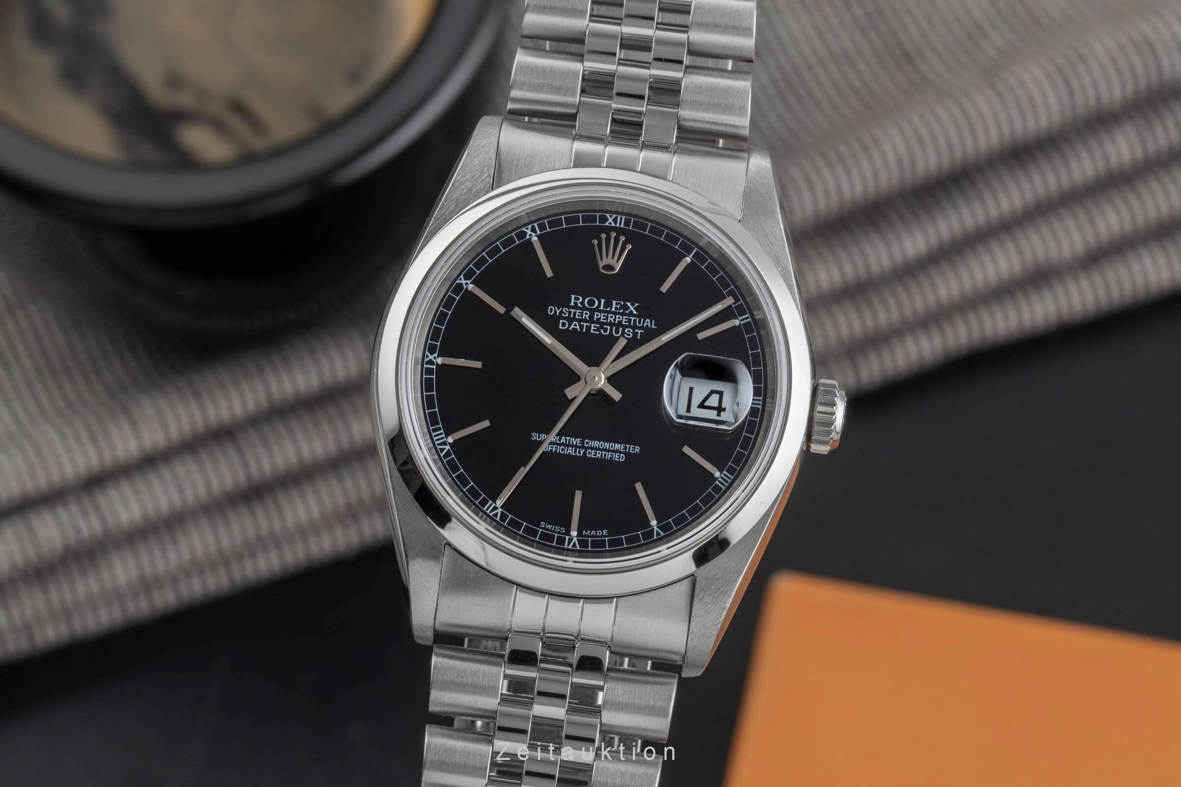 Rolex Datejust acciaio automatismo orologio da uomo 16200  [2501510]