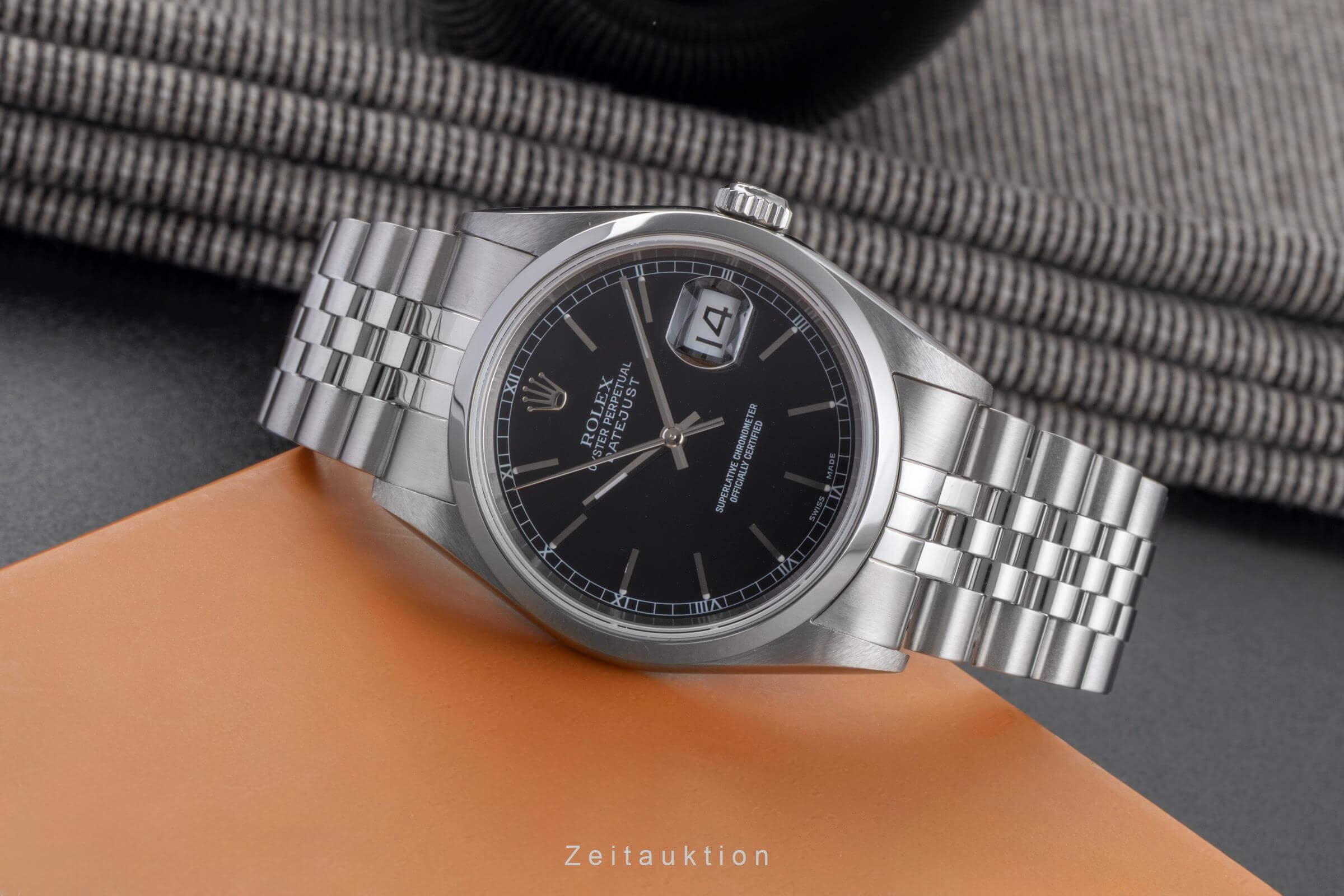 Rolex Datejust acciaio automatismo orologio da uomo 16200  [2501510]