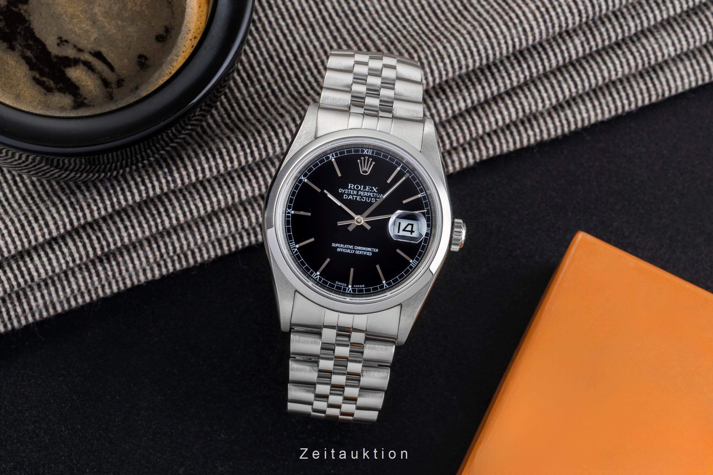 Rolex Datejust acciaio automatismo orologio da uomo 16200  [2501510]